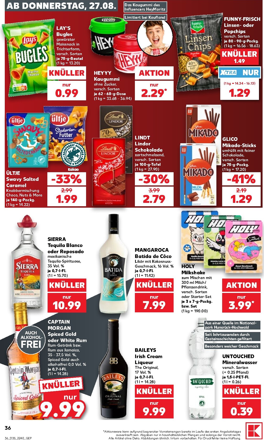 kaufland - Kaufland Prospekt nächste Woche – von Donnerstag 27.08.2026 bis Mittwoch 02.09.2026 - page: 36