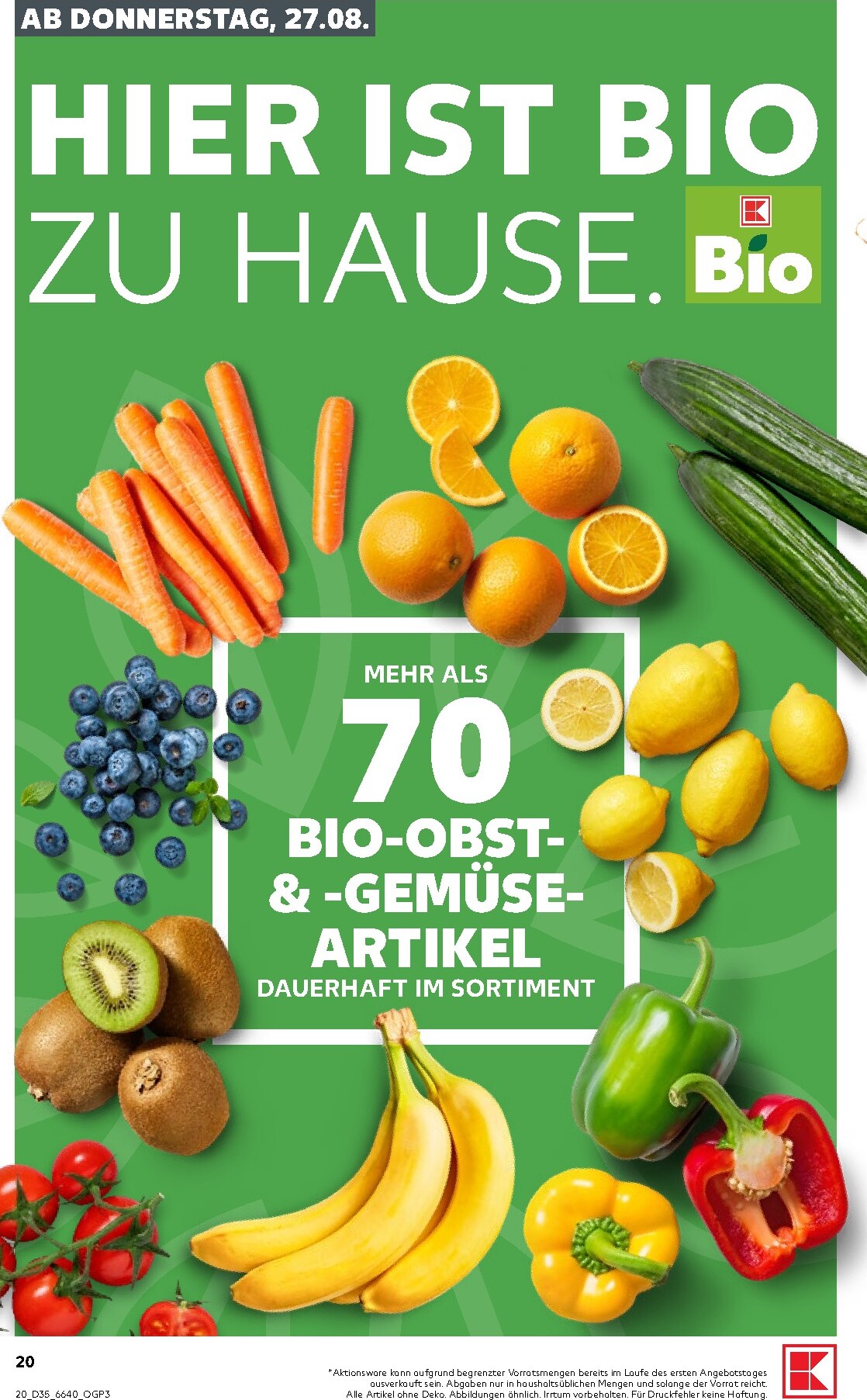 kaufland - Kaufland Prospekt nächste Woche – von Donnerstag 27.08.2026 bis Mittwoch 02.09.2026 - page: 20