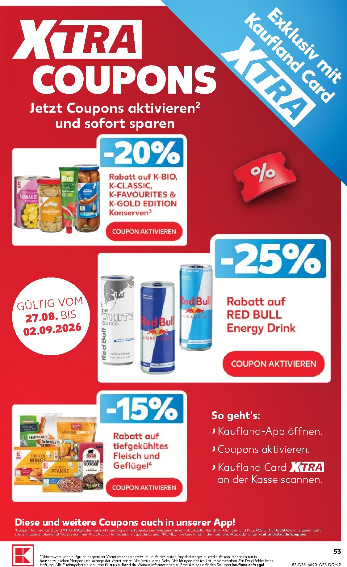 kaufland - Kaufland Prospekt nächste Woche – von Donnerstag 27.08.2026 bis Mittwoch 02.09.2026 - page: 53