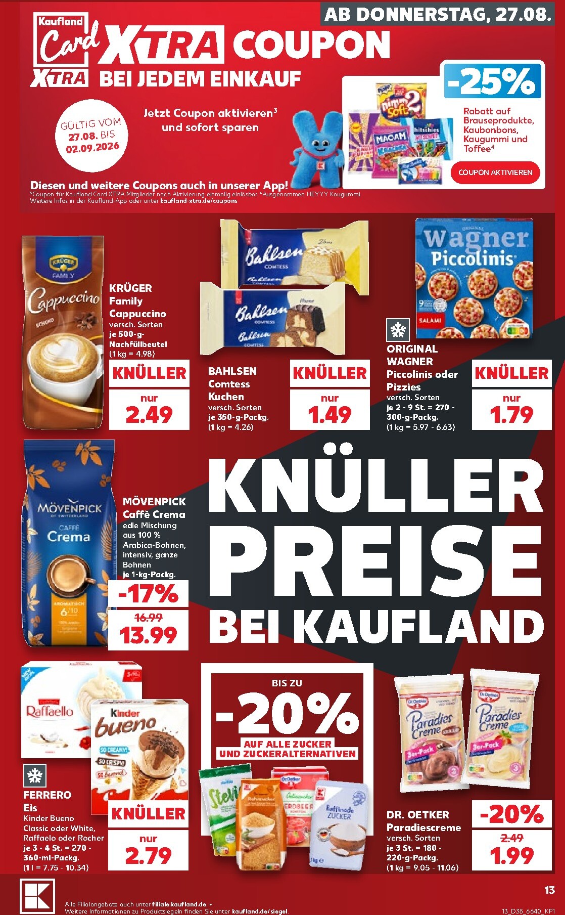 kaufland - Kaufland Prospekt nächste Woche – von Donnerstag 27.08.2026 bis Mittwoch 02.09.2026 - page: 13