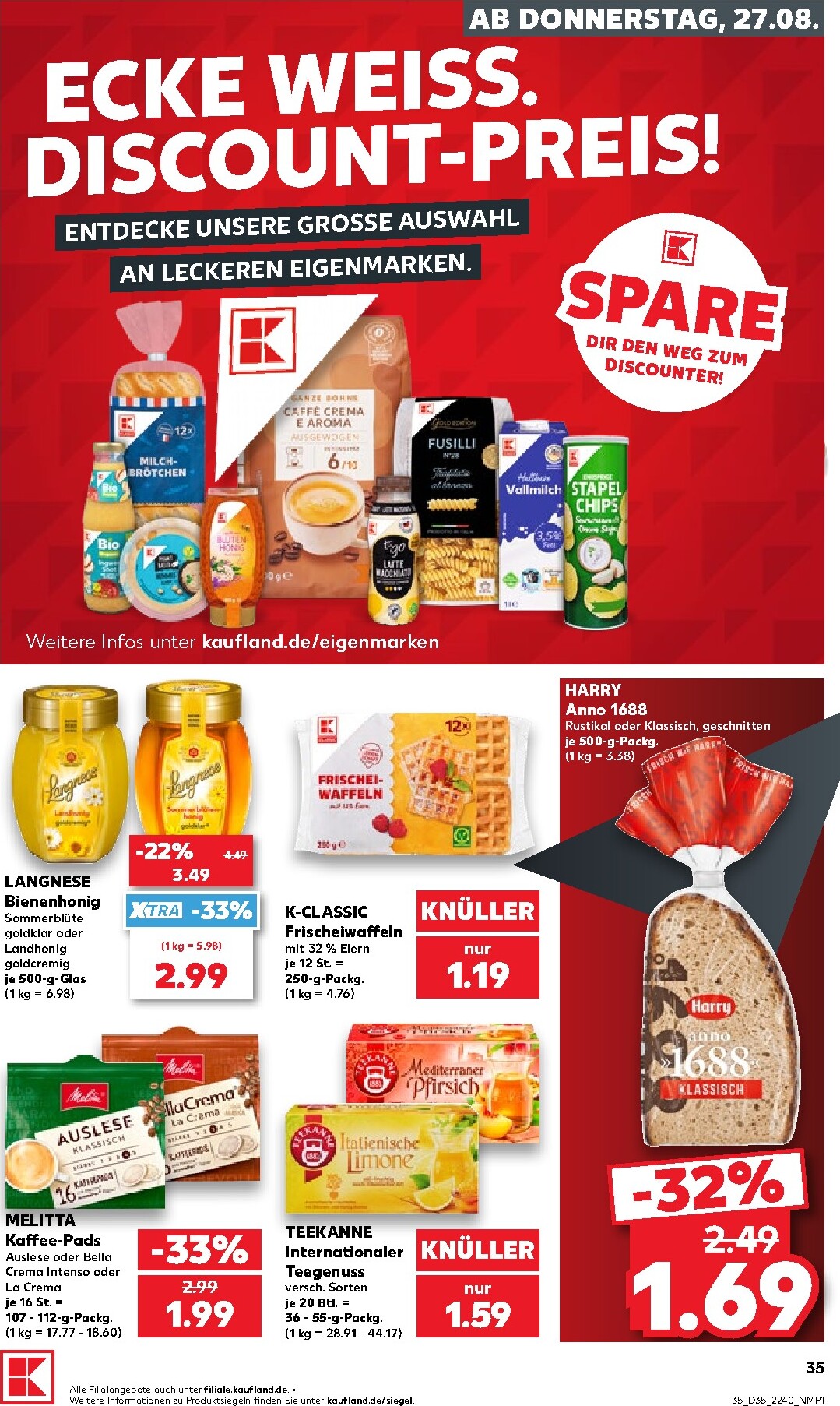 kaufland - Kaufland Prospekt nächste Woche – von Donnerstag 27.08.2026 bis Mittwoch 02.09.2026 - page: 35