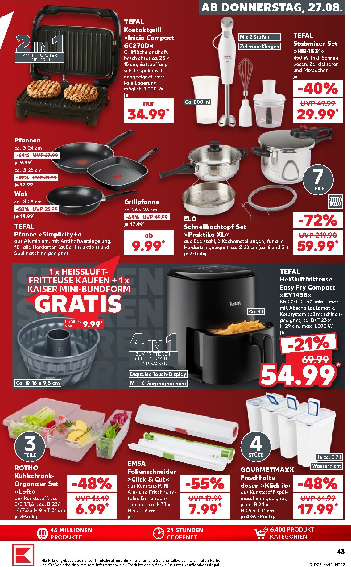 kaufland - Kaufland Prospekt nächste Woche – von Donnerstag 27.08.2026 bis Mittwoch 02.09.2026 - page: 43