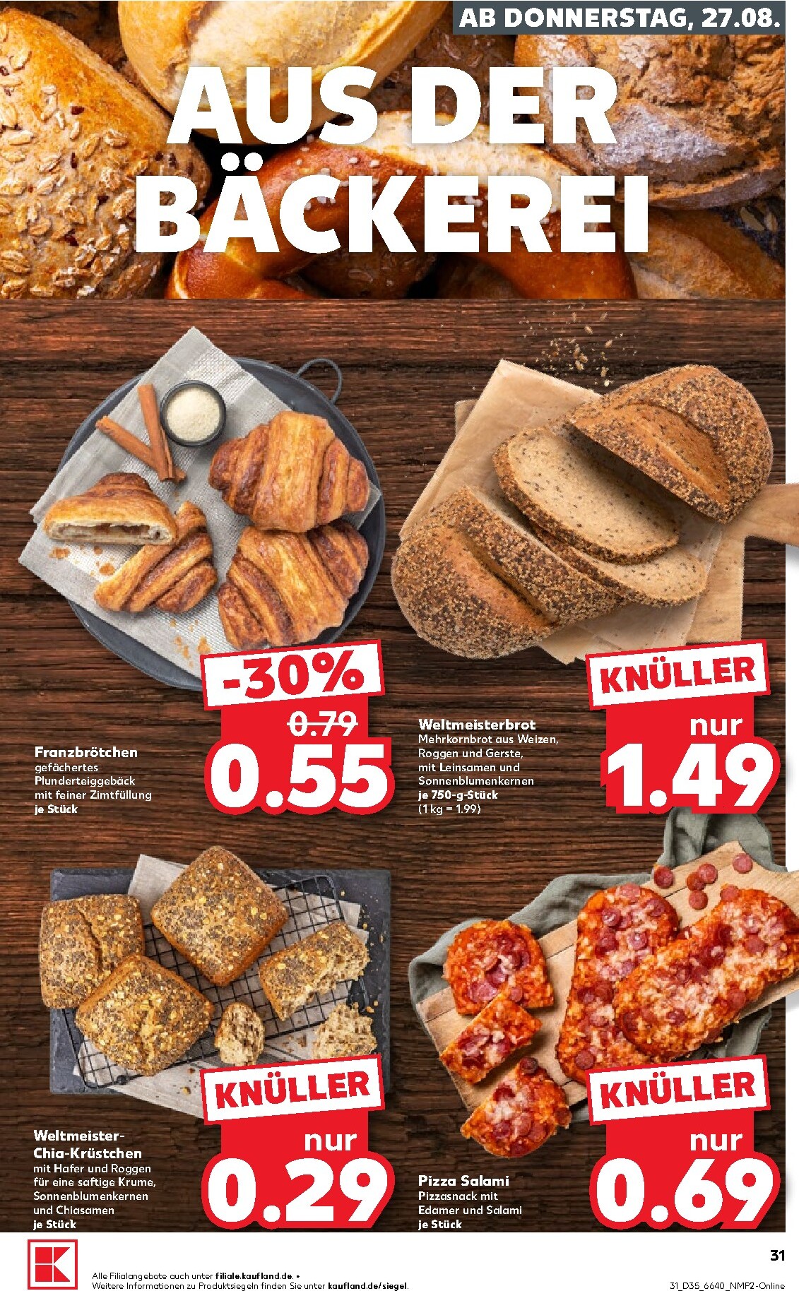 kaufland - Kaufland Prospekt nächste Woche – von Donnerstag 27.08.2026 bis Mittwoch 02.09.2026 - page: 31