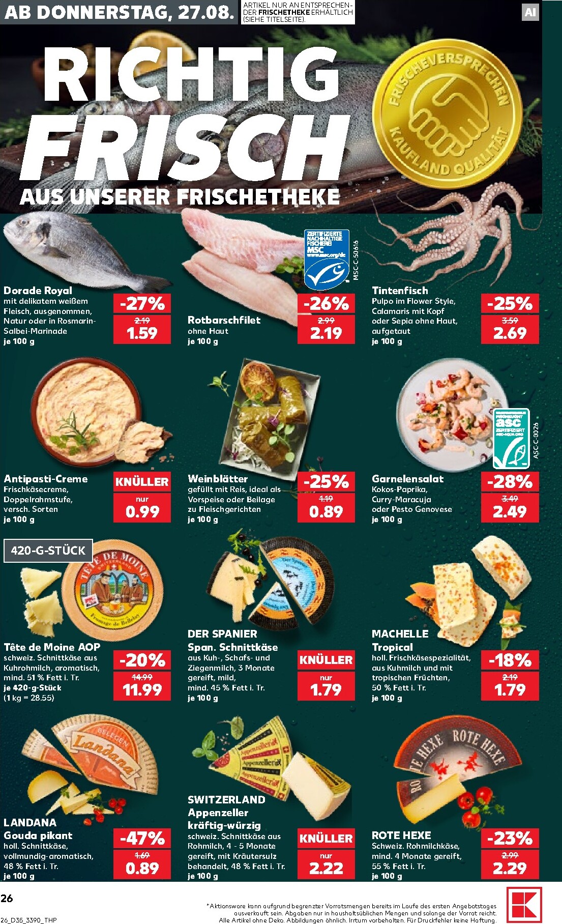 kaufland - Kaufland Prospekt nächste Woche – von Donnerstag 27.08.2026 bis Mittwoch 02.09.2026 - page: 26