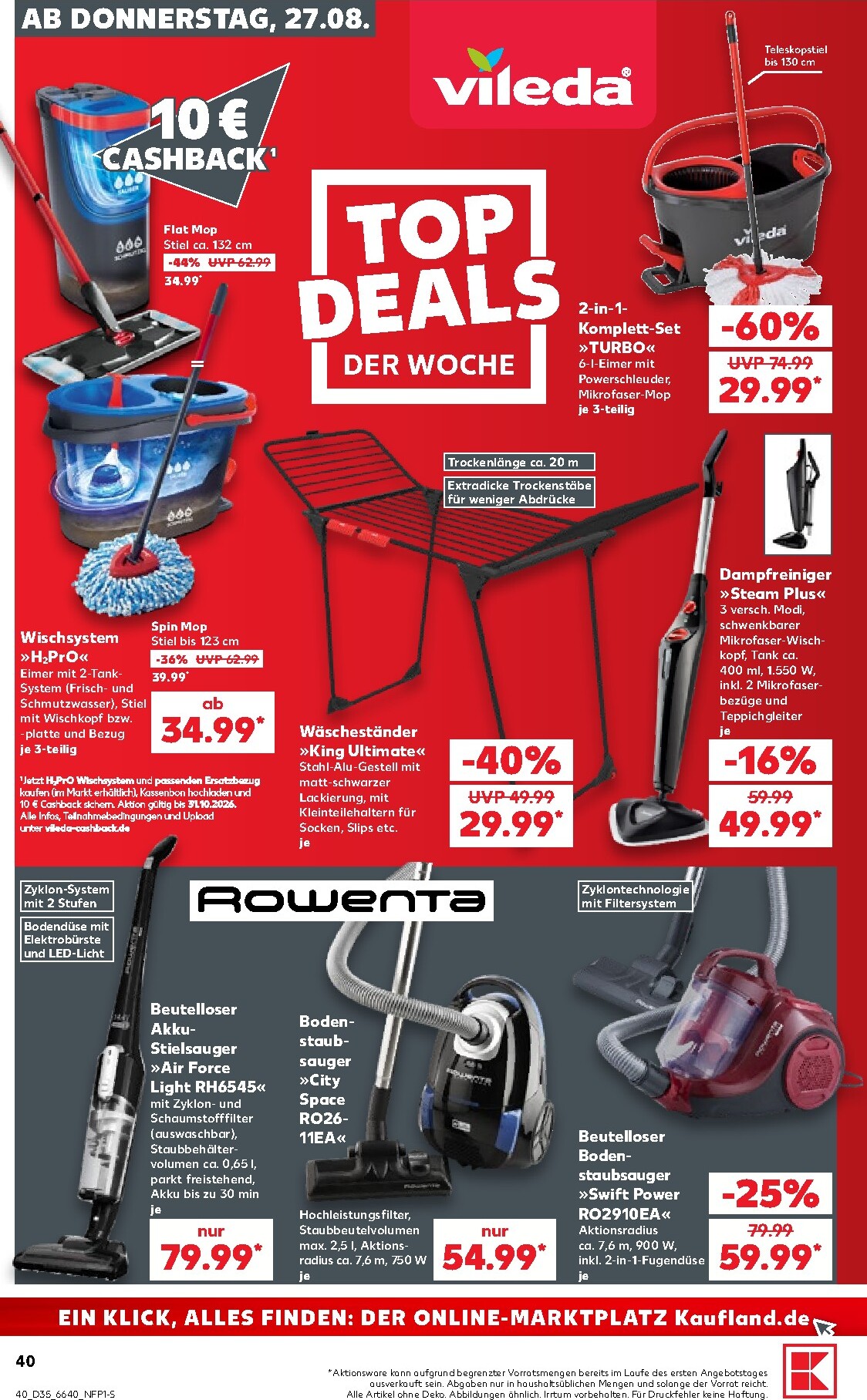 kaufland - Kaufland Prospekt nächste Woche – von Donnerstag 27.08.2026 bis Mittwoch 02.09.2026 - page: 40