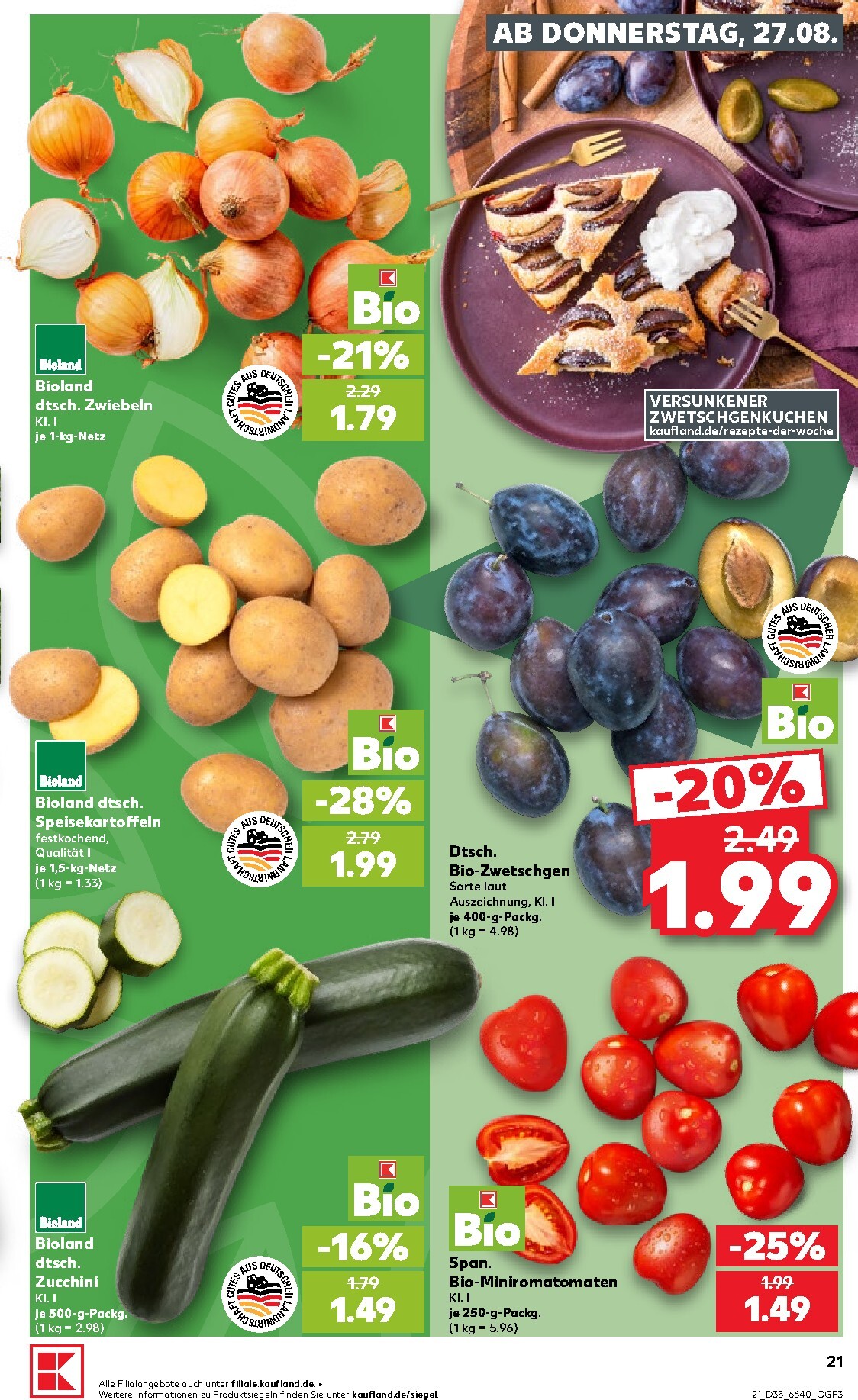kaufland - Kaufland Prospekt nächste Woche – von Donnerstag 27.08.2026 bis Mittwoch 02.09.2026 - page: 21
