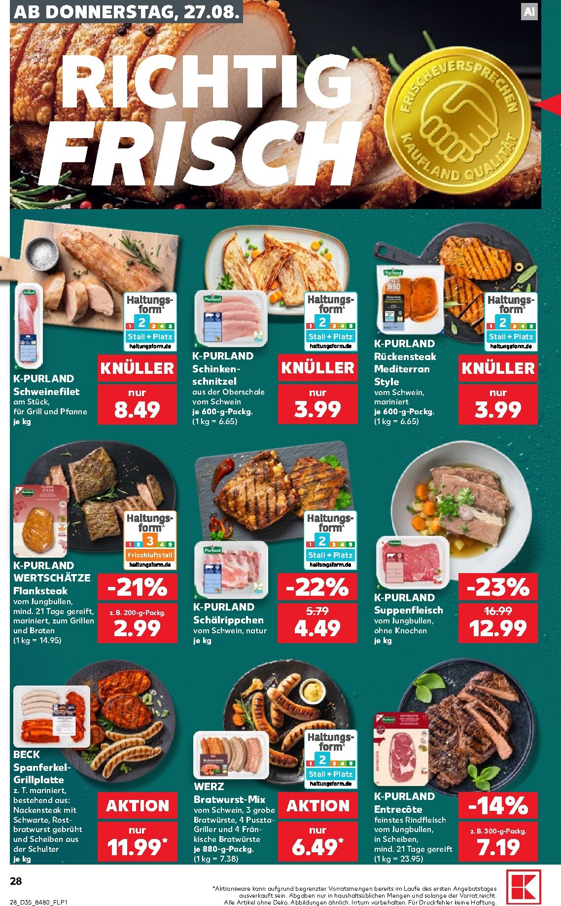 kaufland - Kaufland Prospekt nächste Woche – von Donnerstag 27.08.2026 bis Mittwoch 02.09.2026 - page: 28