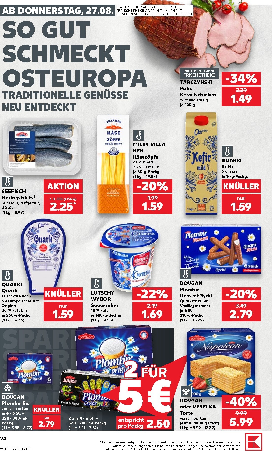 kaufland - Kaufland Prospekt nächste Woche – von Donnerstag 27.08.2026 bis Mittwoch 02.09.2026 - page: 24