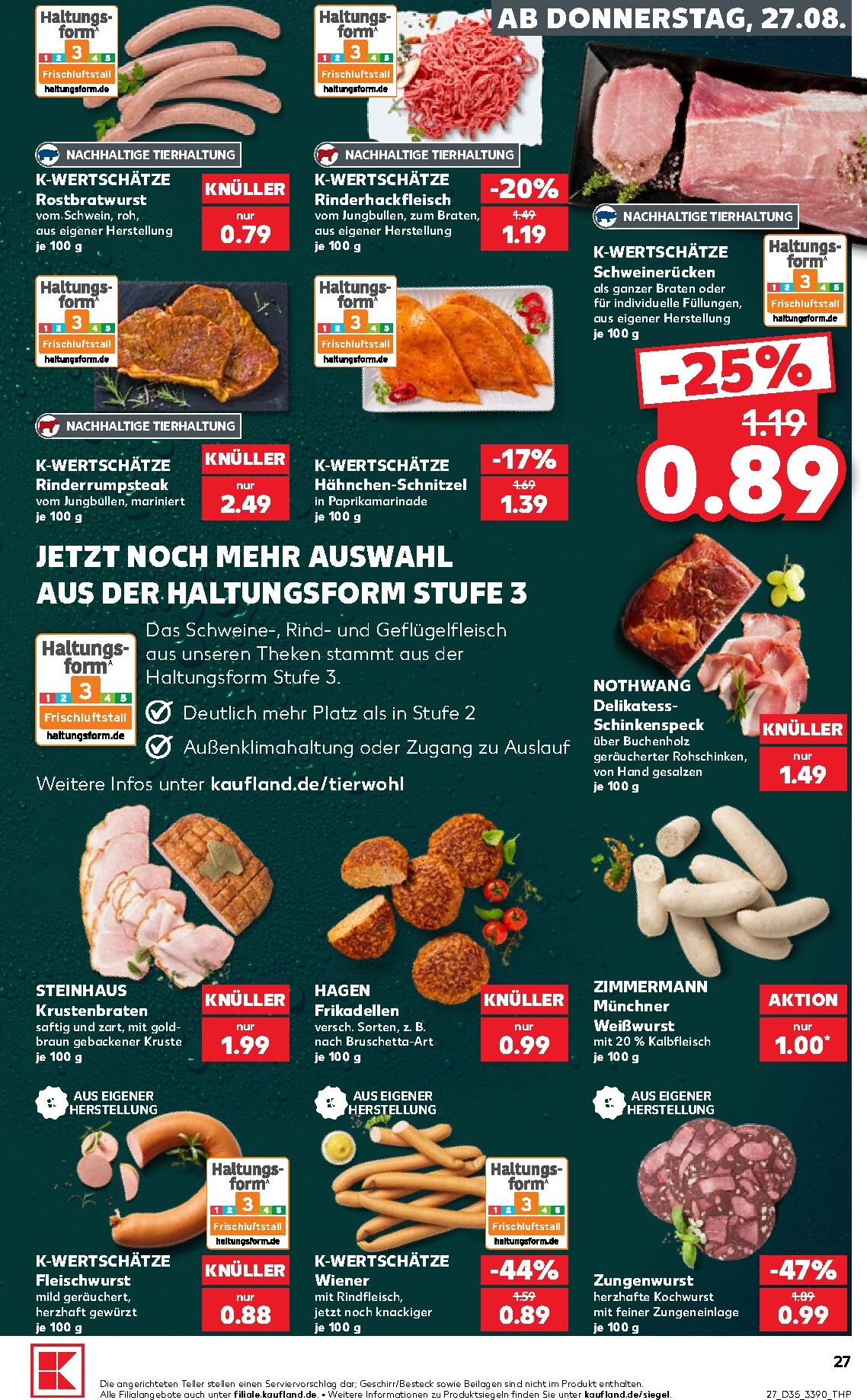 kaufland - Kaufland Prospekt nächste Woche – von Donnerstag 27.08.2026 bis Mittwoch 02.09.2026 - page: 27