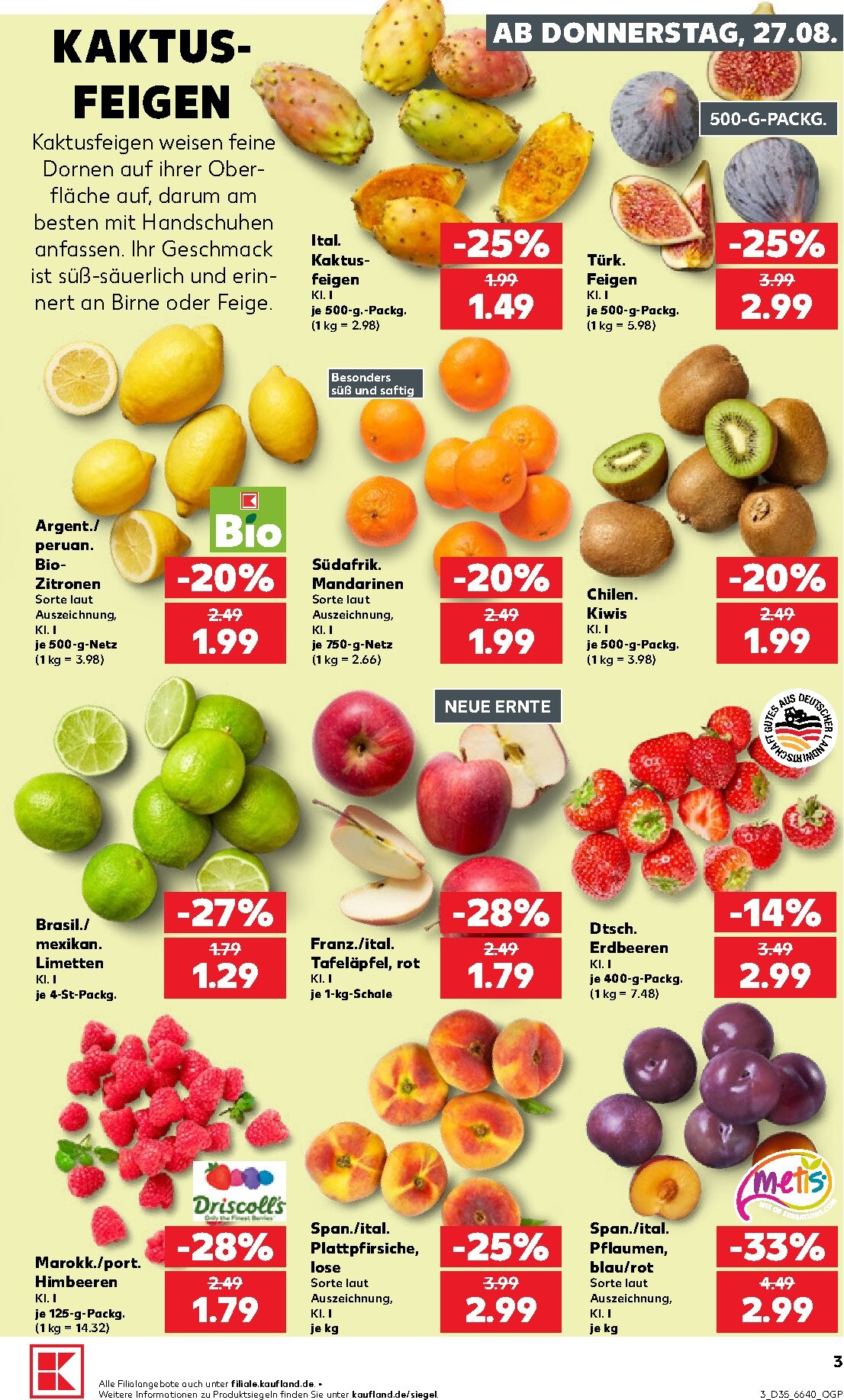 kaufland - Kaufland Prospekt nächste Woche – von Donnerstag 27.08.2026 bis Mittwoch 02.09.2026 - page: 3