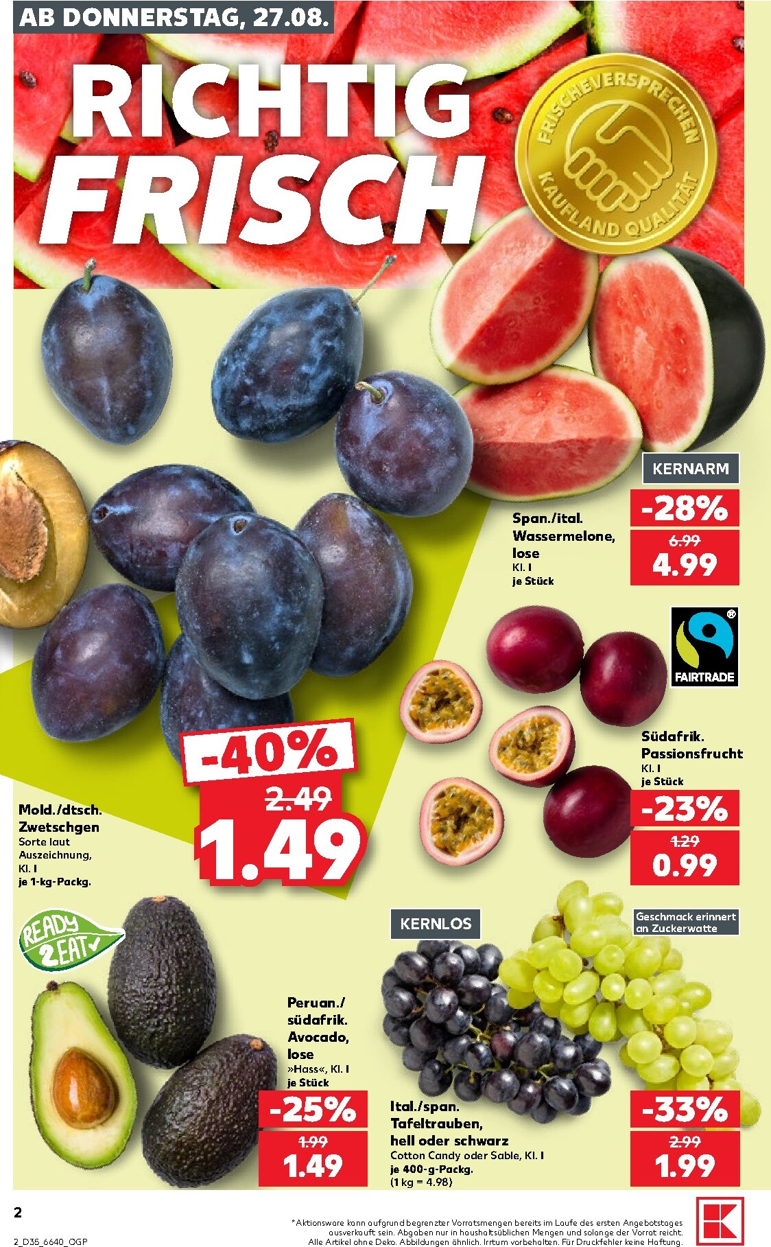 kaufland - Kaufland Prospekt nächste Woche – von Donnerstag 27.08.2026 bis Mittwoch 02.09.2026 - page: 2