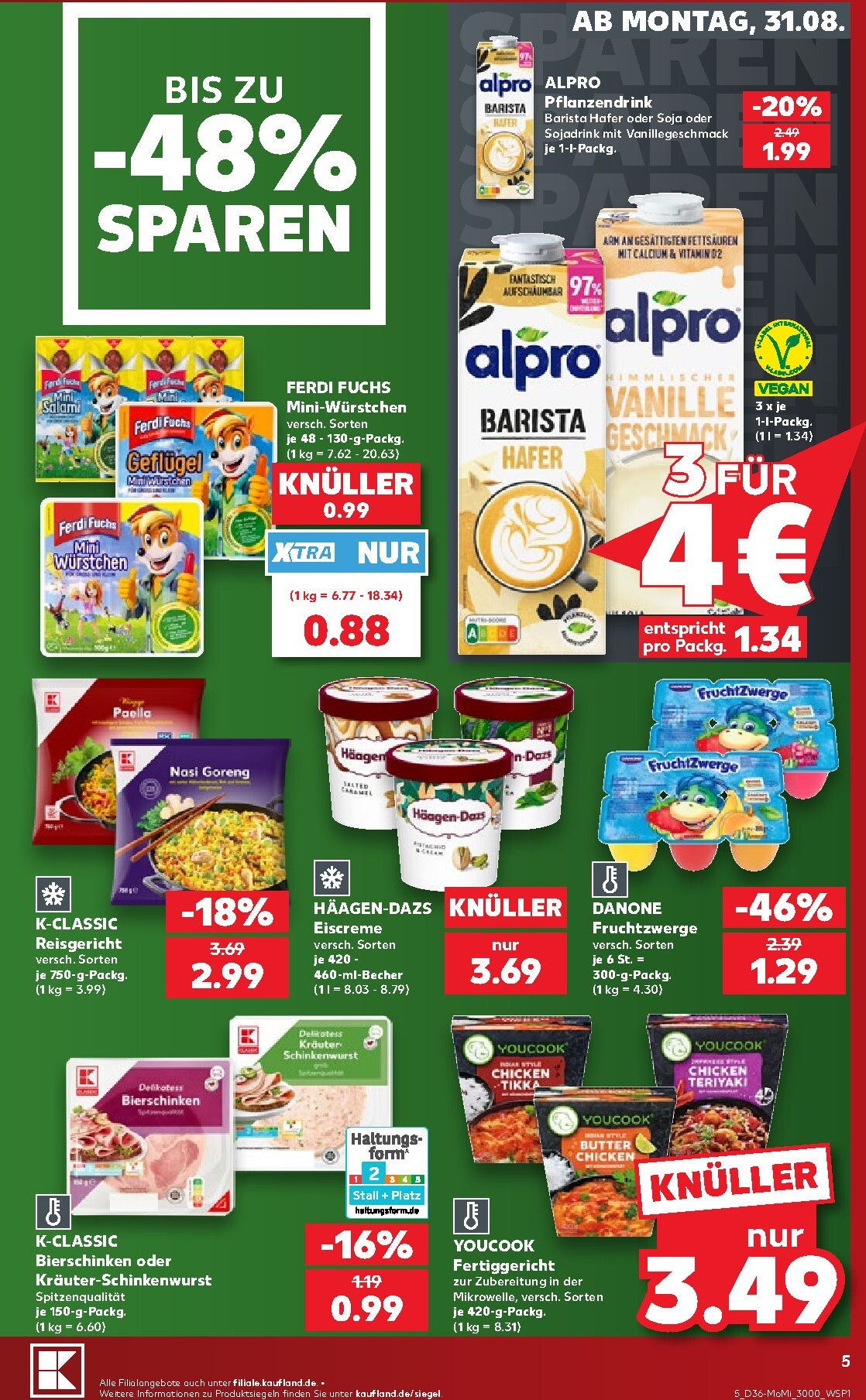 kaufland - Kaufland - Richtig Sparen Prospekt nächste Woche – von Montag 31.08.2026 bis Mittwoch 02.09.2026 - page: 5