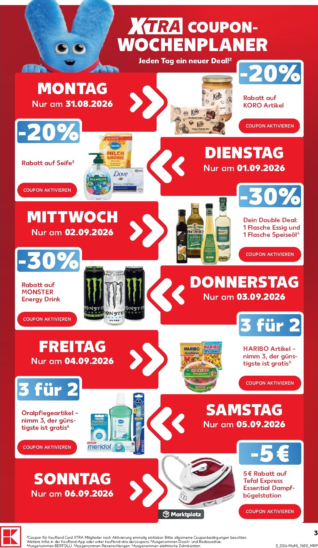 kaufland - Kaufland - Richtig Sparen Prospekt nächste Woche – von Montag 31.08.2026 bis Mittwoch 02.09.2026 - page: 3