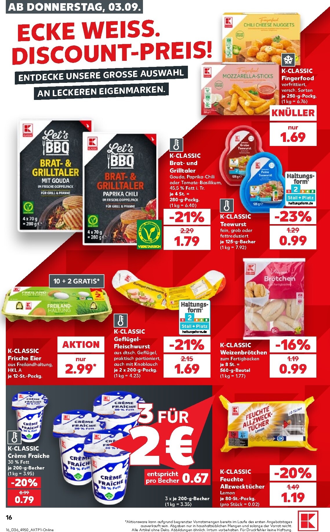 kaufland - Kaufland Prospekt nächste Woche – von Donnerstag 03.09.2026 bis Mittwoch 09.09.2026 - page: 16