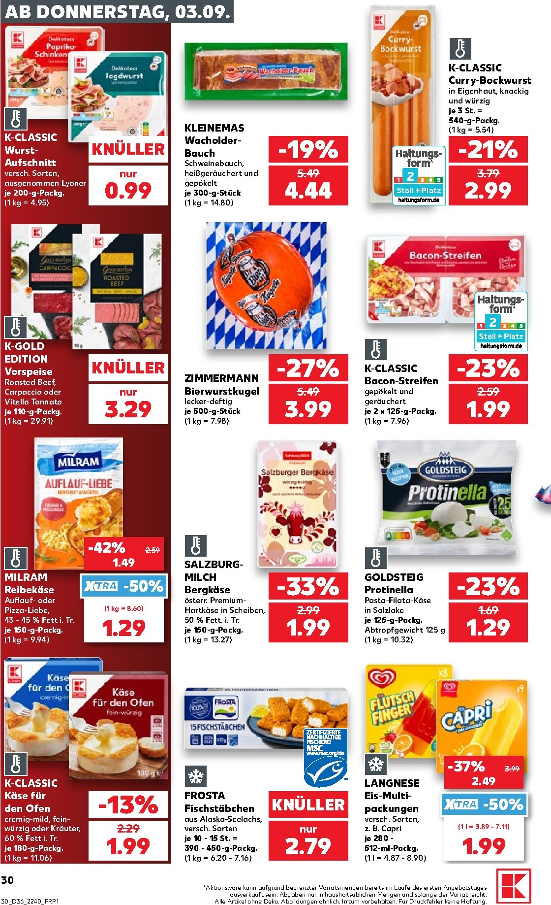 kaufland - Kaufland Prospekt nächste Woche – von Donnerstag 03.09.2026 bis Mittwoch 09.09.2026 - page: 30