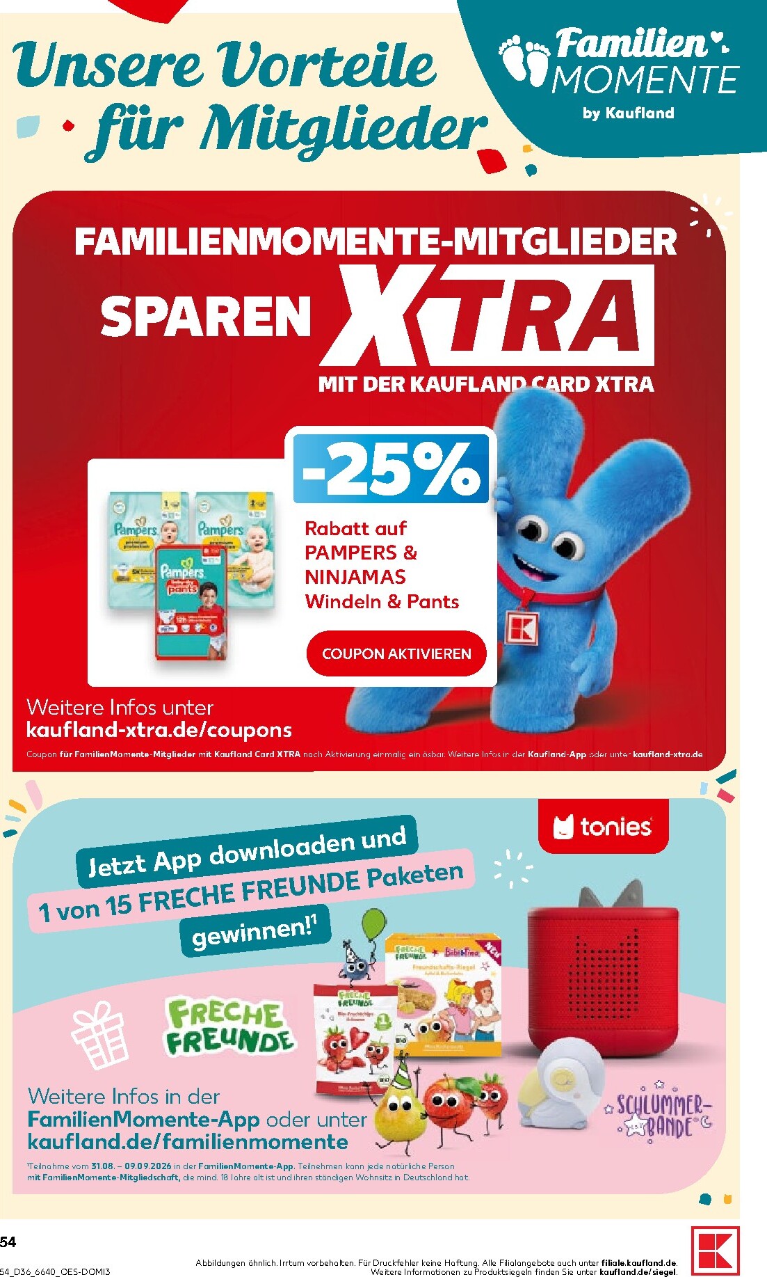 kaufland - Kaufland Prospekt nächste Woche – von Donnerstag 03.09.2026 bis Mittwoch 09.09.2026 - page: 54