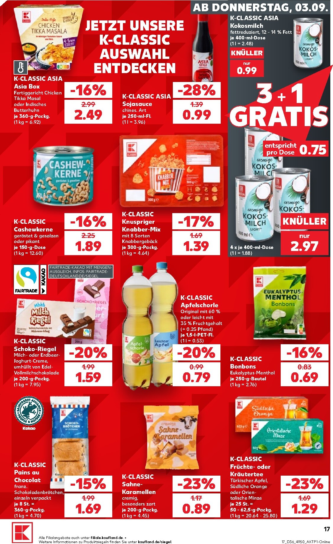 kaufland - Kaufland Prospekt nächste Woche – von Donnerstag 03.09.2026 bis Mittwoch 09.09.2026 - page: 17