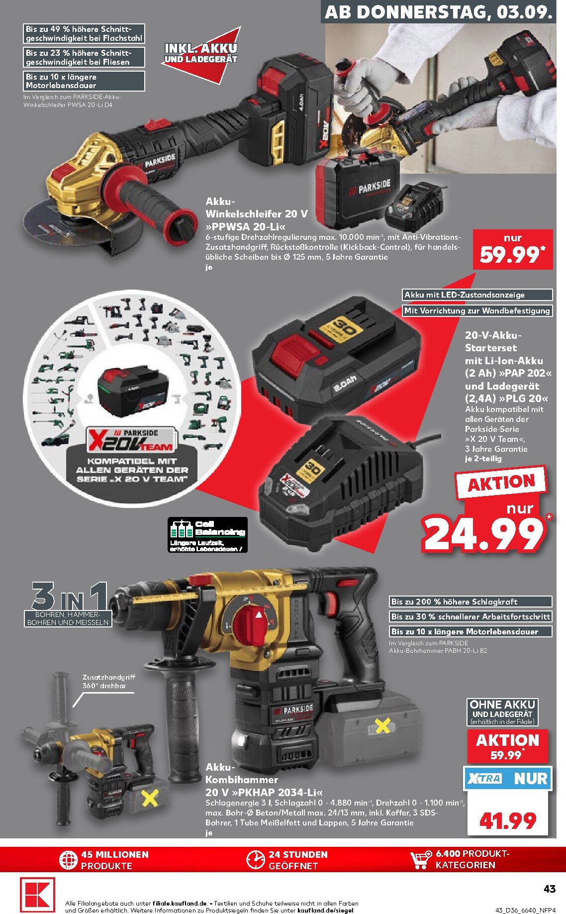 kaufland - Kaufland Prospekt nächste Woche – von Donnerstag 03.09.2026 bis Mittwoch 09.09.2026 - page: 43