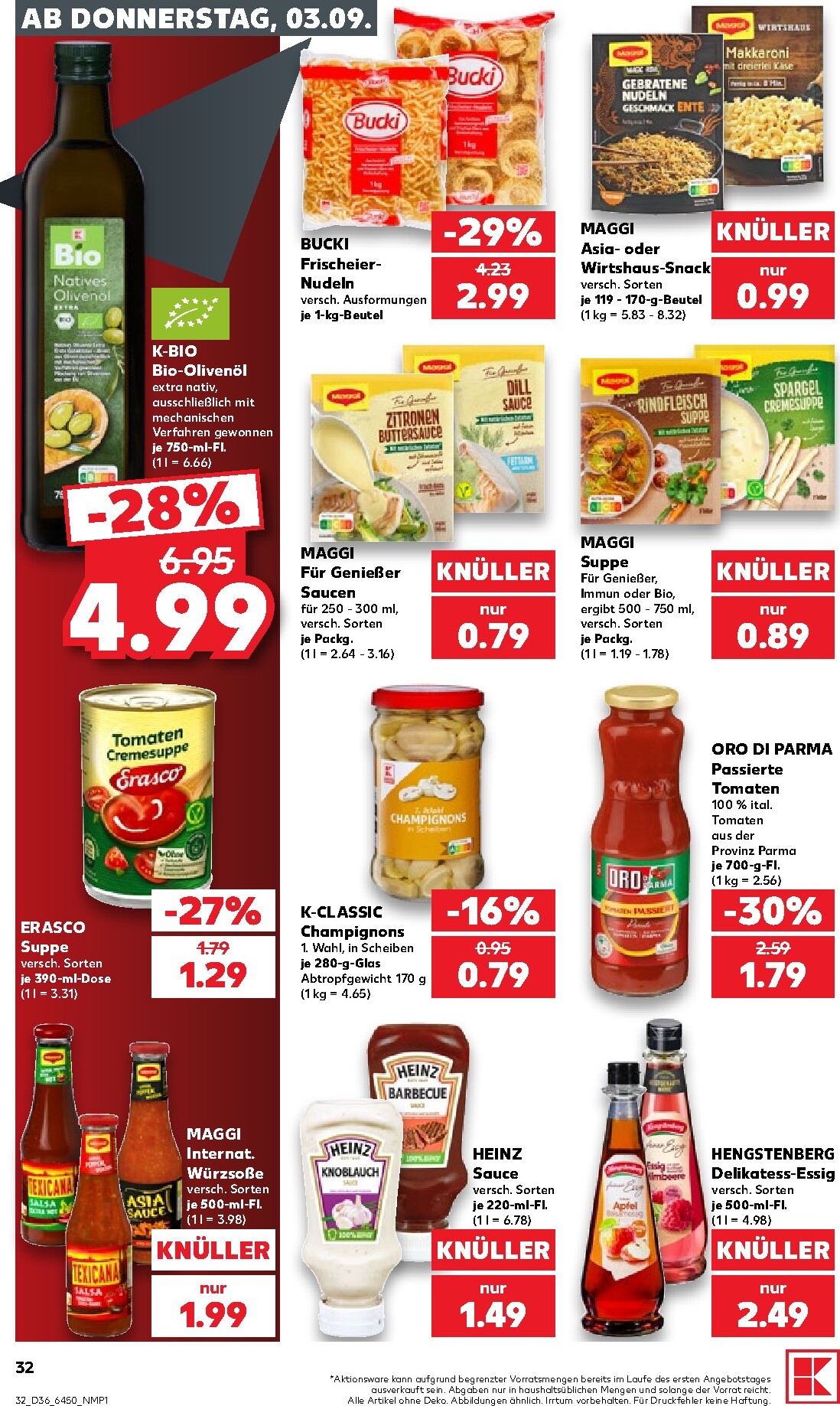kaufland - Kaufland Prospekt nächste Woche – von Donnerstag 03.09.2026 bis Mittwoch 09.09.2026 - page: 32