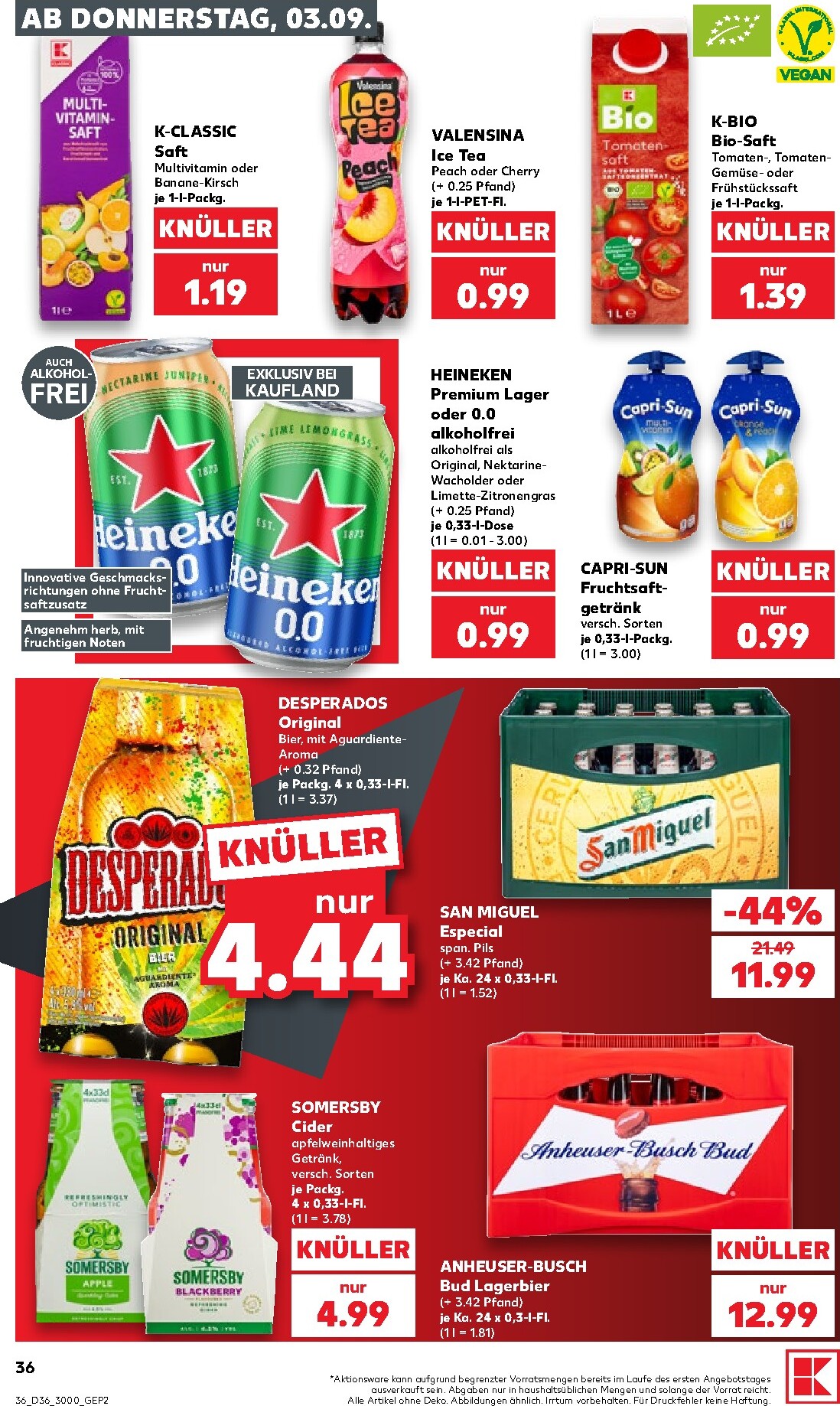 kaufland - Kaufland Prospekt nächste Woche – von Donnerstag 03.09.2026 bis Mittwoch 09.09.2026 - page: 36