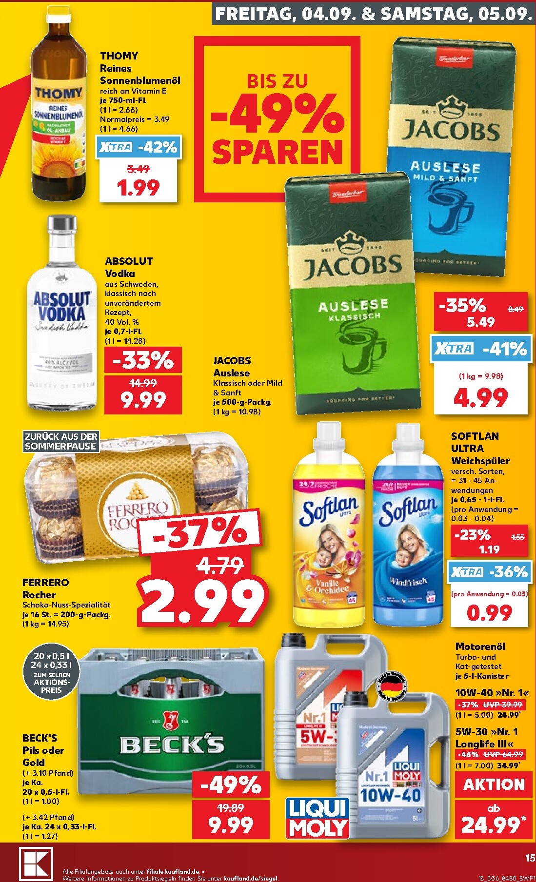 kaufland - Kaufland Prospekt nächste Woche – von Donnerstag 03.09.2026 bis Mittwoch 09.09.2026 - page: 15