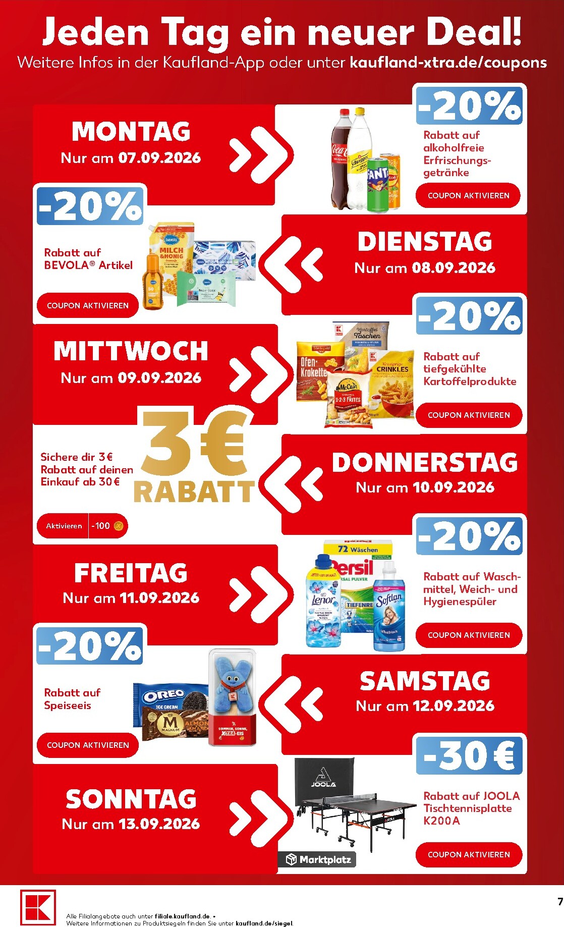kaufland - Kaufland - September Highlights Prospekt nächste Woche – von Donnerstag 03.09.2026 bis Mittwoch 16.09.2026 - page: 7