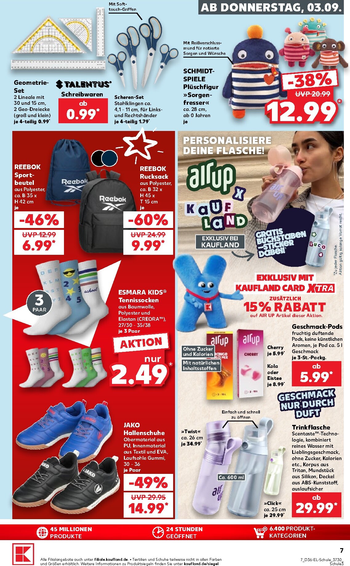kaufland - Kaufland - Back to School Prospekt nächste Woche – von Donnerstag 03.09.2026 bis Mittwoch 16.09.2026 - page: 7