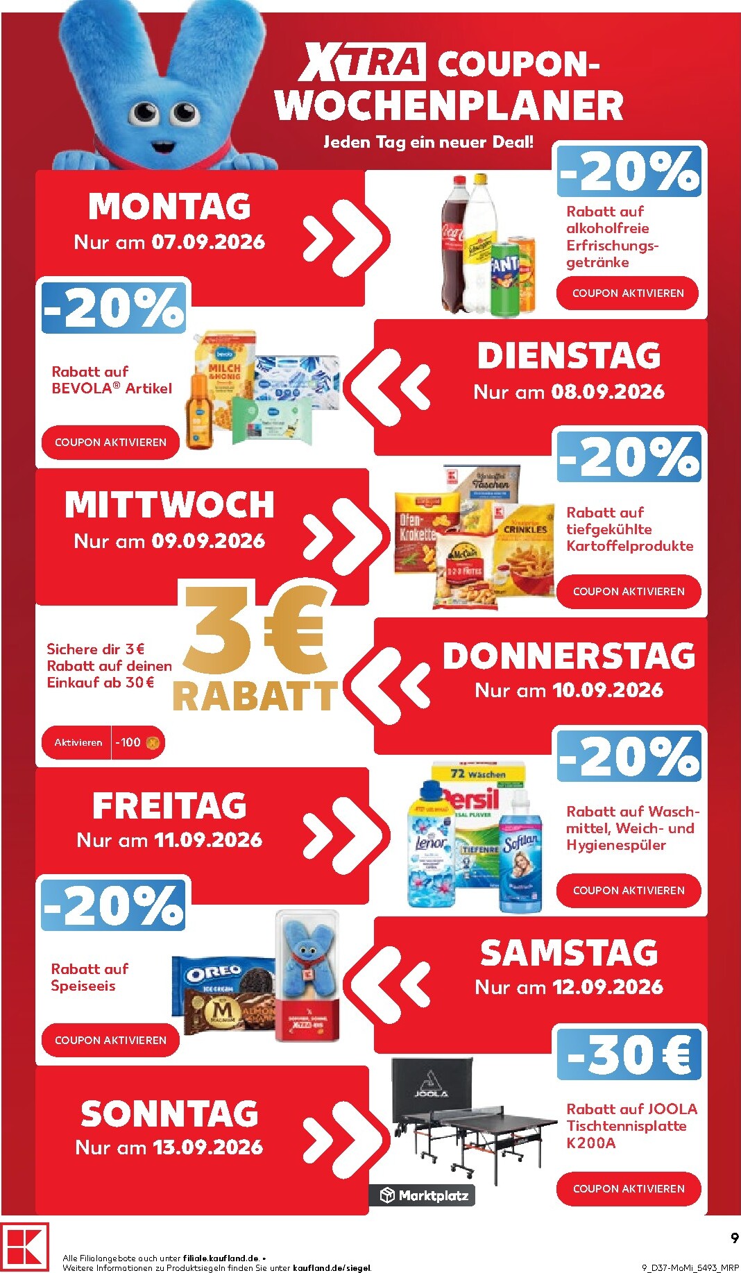 kaufland - Kaufland - Richtig Sparen Prospekt nächste Woche – von Montag 07.09.2026 bis Mittwoch 09.09.2026 - page: 9