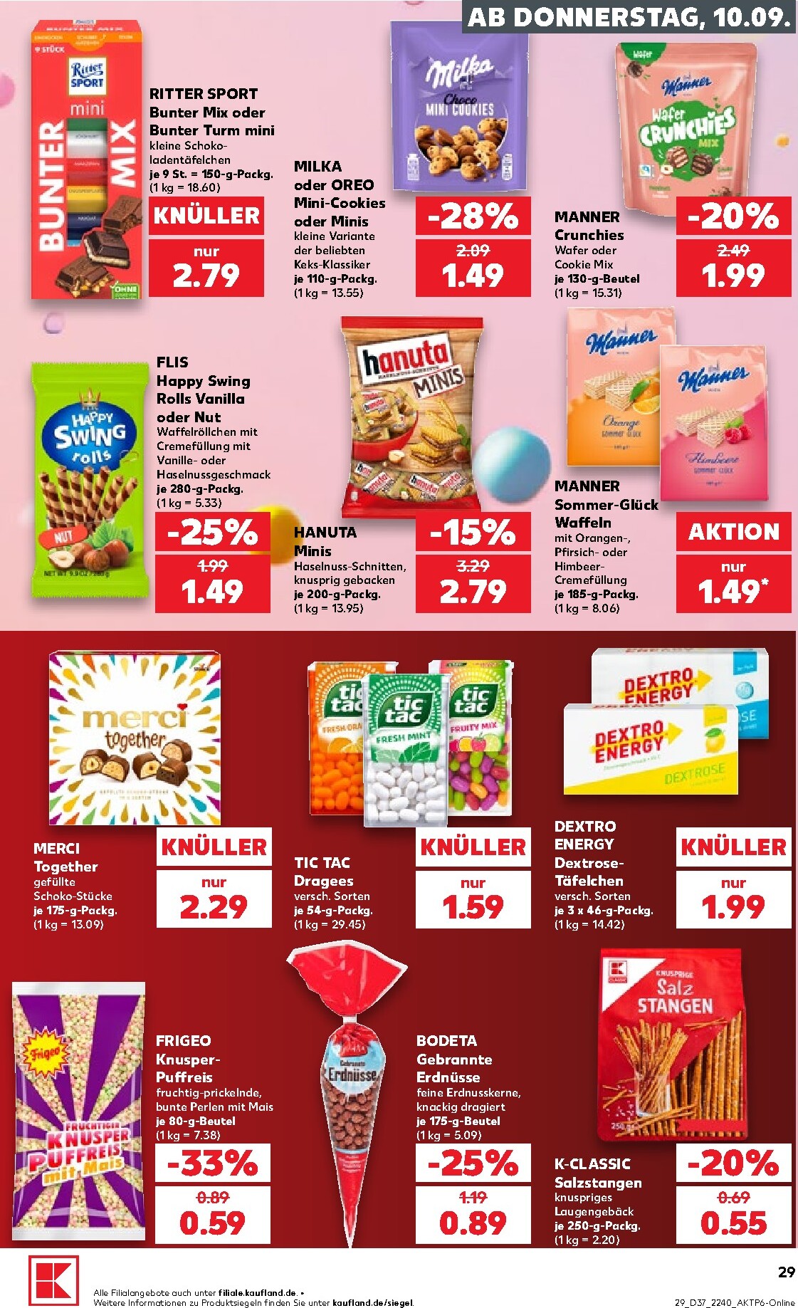 kaufland - Kaufland Prospekt nächste Woche – von Donnerstag 10.09.2026 bis Mittwoch 16.09.2026 - page: 29