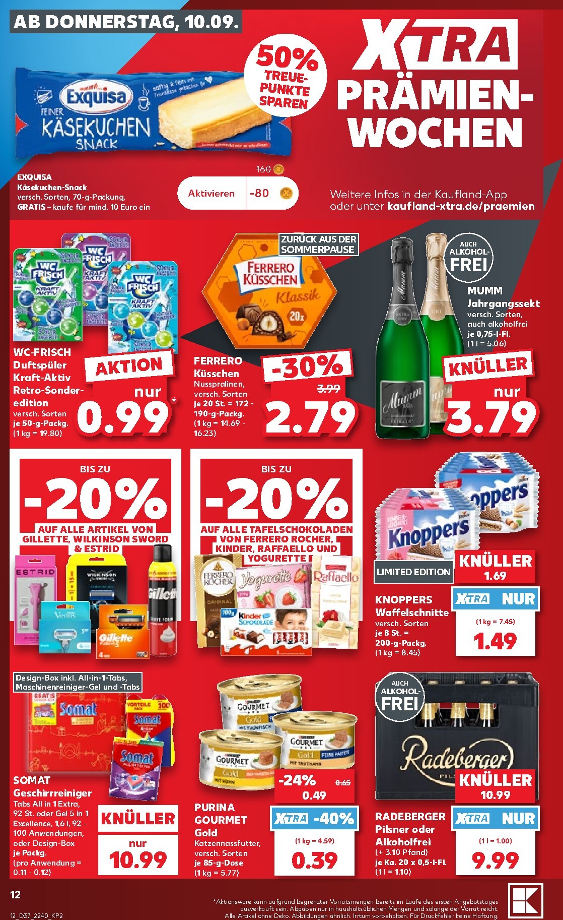 kaufland - Kaufland Prospekt nächste Woche – von Donnerstag 10.09.2026 bis Mittwoch 16.09.2026 - page: 12