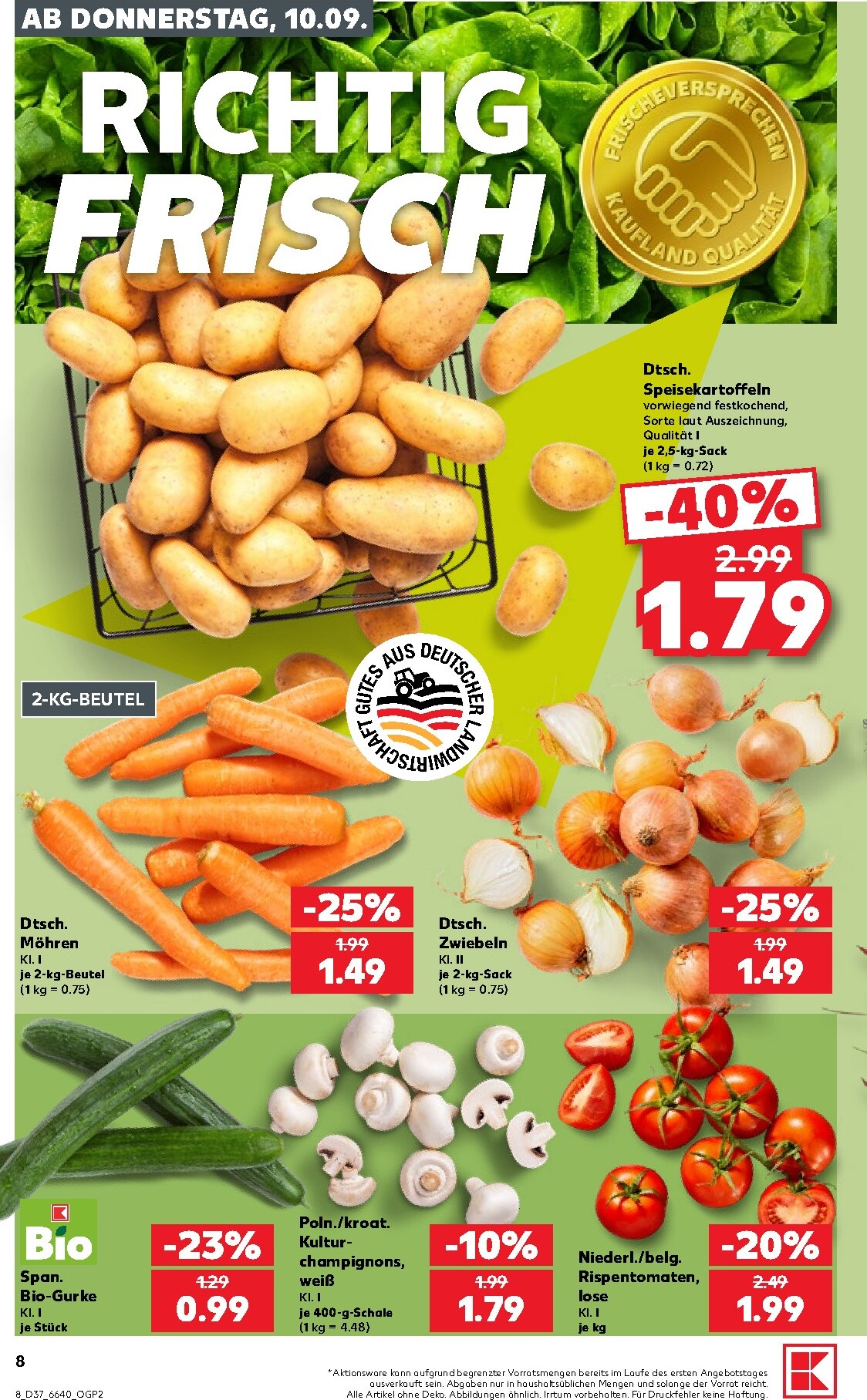 kaufland - Kaufland Prospekt nächste Woche – von Donnerstag 10.09.2026 bis Mittwoch 16.09.2026 - page: 8