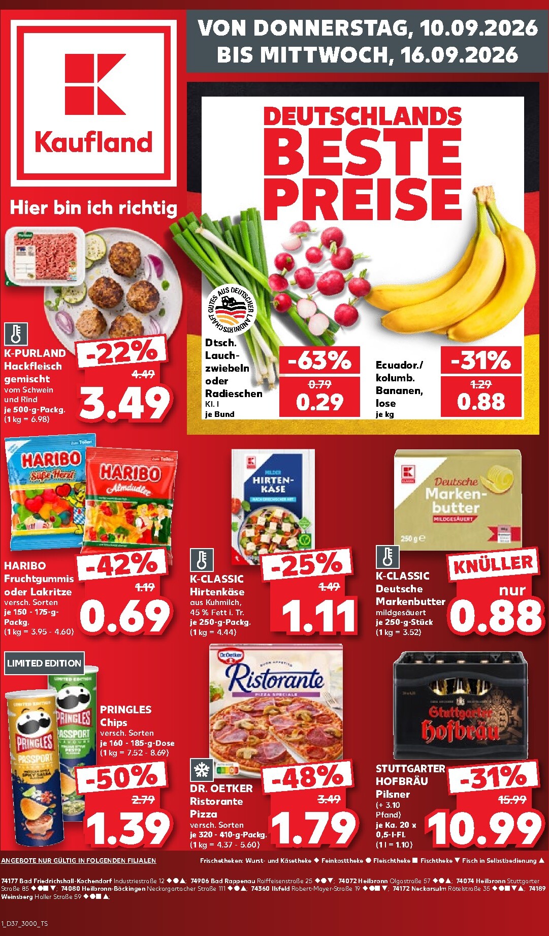 kaufland - Kaufland Prospekt nächste Woche – von Donnerstag 10.09.2026 bis Mittwoch 16.09.2026