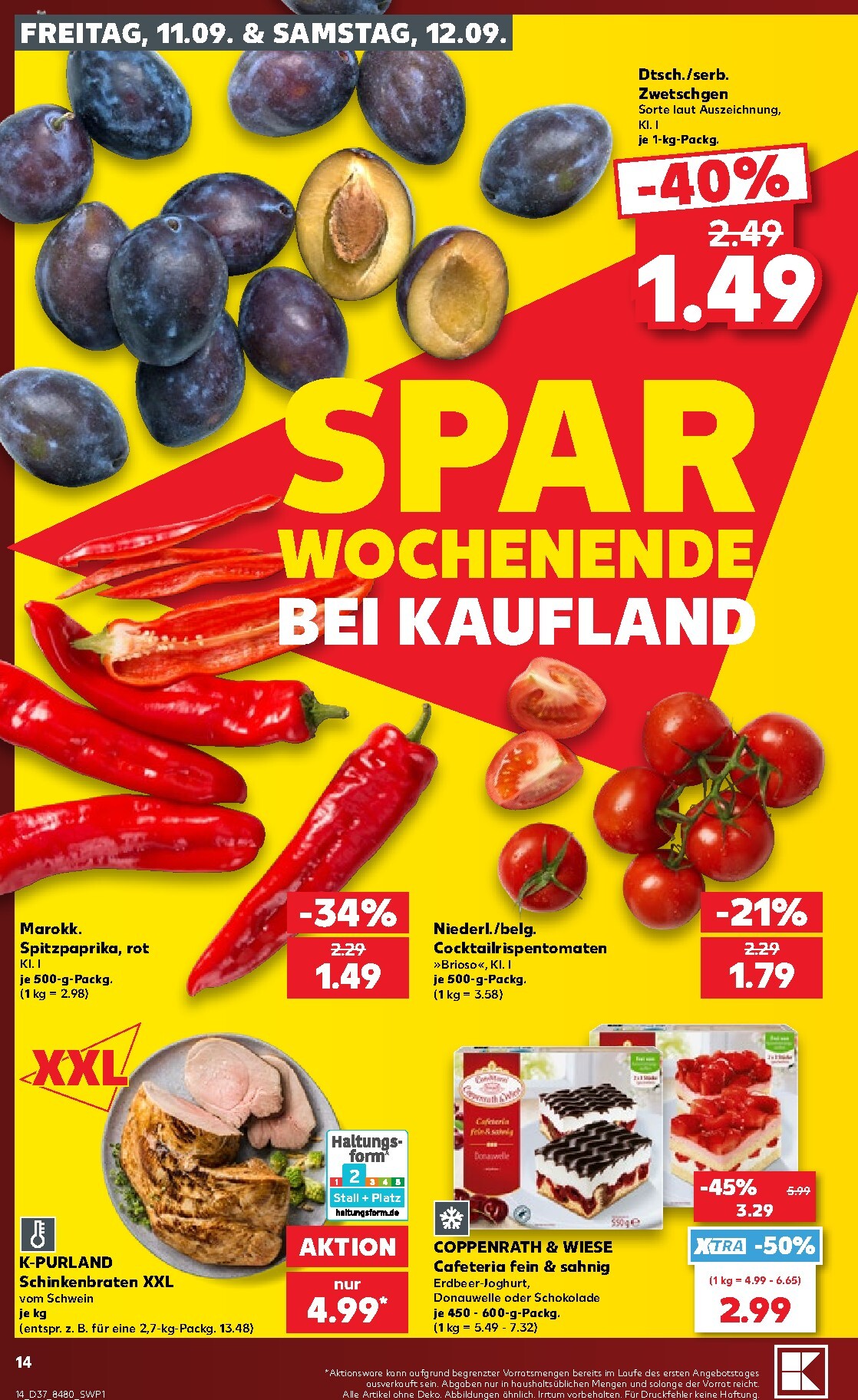 kaufland - Kaufland Prospekt nächste Woche – von Donnerstag 10.09.2026 bis Mittwoch 16.09.2026 - page: 14