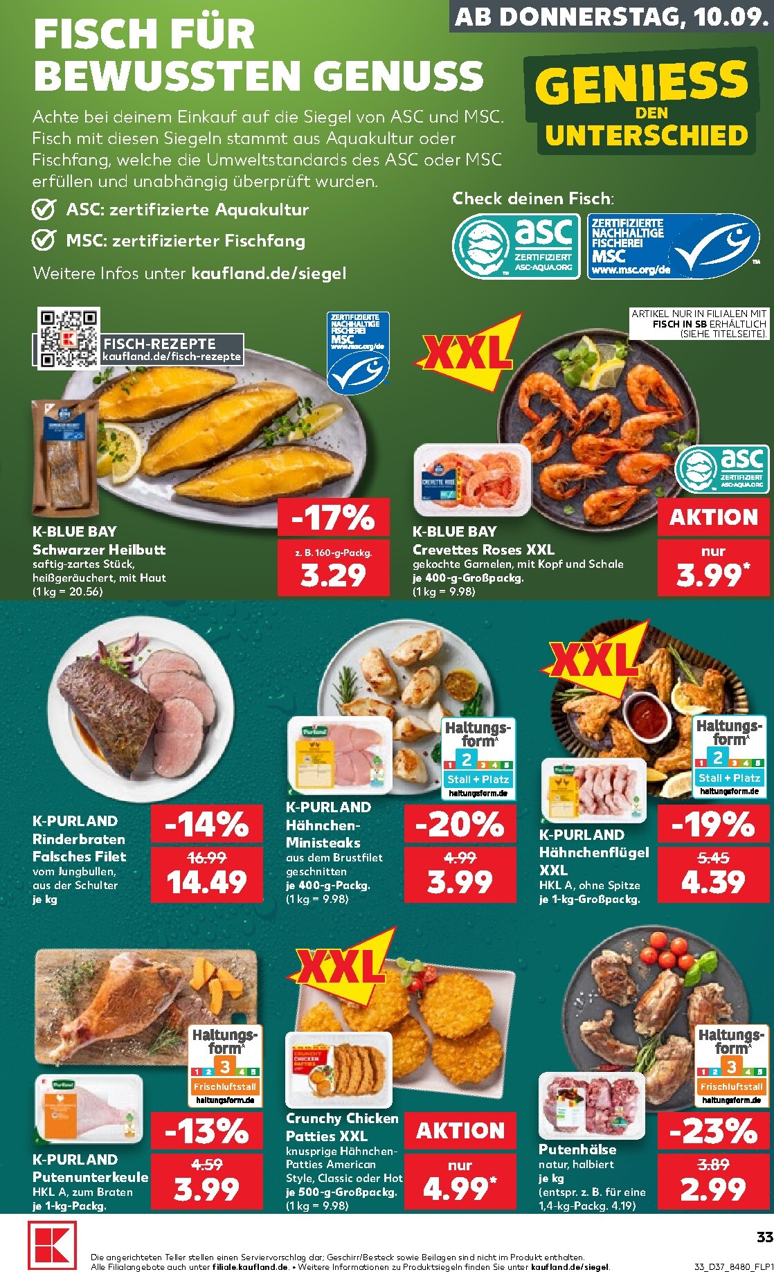kaufland - Kaufland Prospekt nächste Woche – von Donnerstag 10.09.2026 bis Mittwoch 16.09.2026 - page: 33