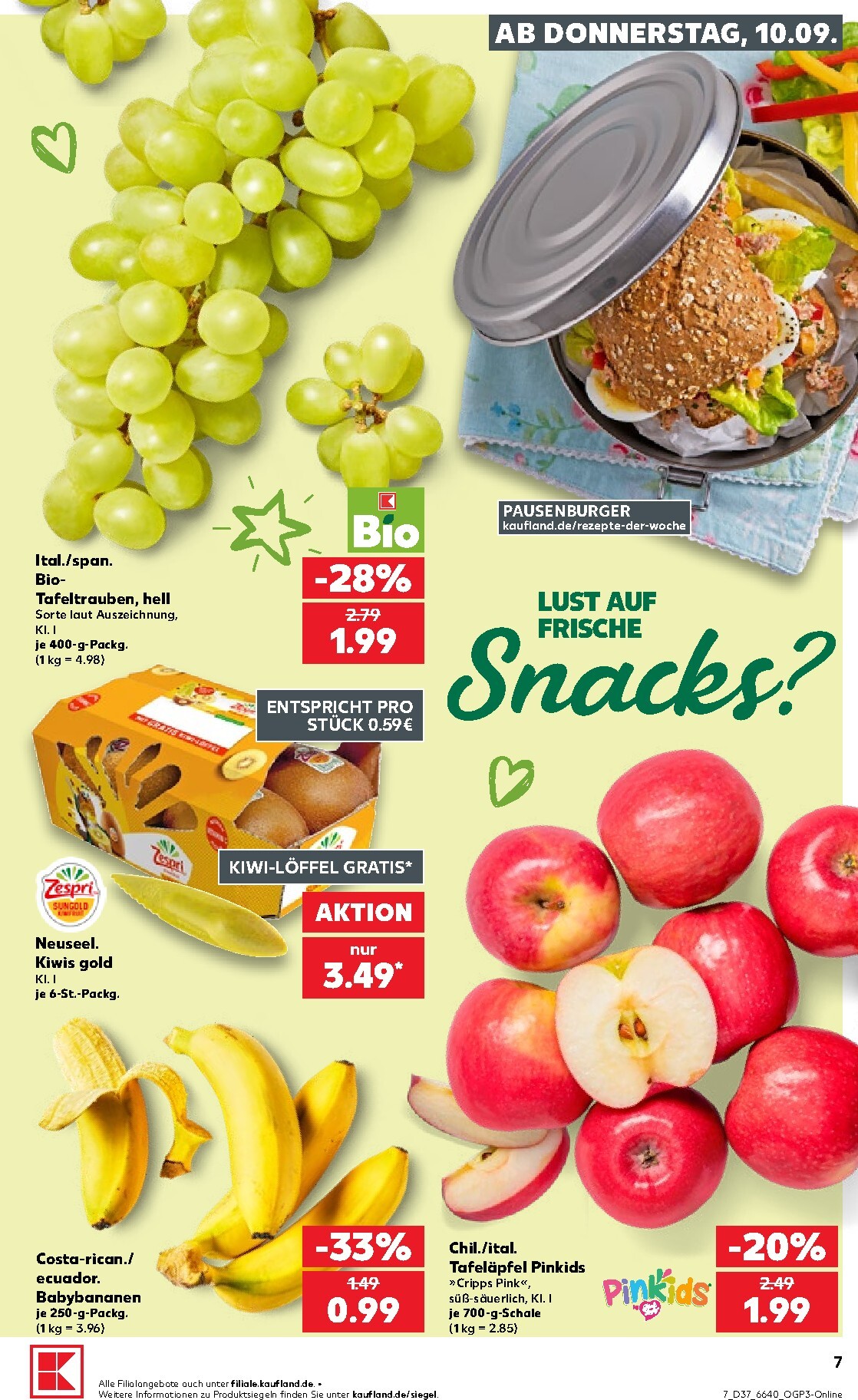 kaufland - Kaufland Prospekt nächste Woche – von Donnerstag 10.09.2026 bis Mittwoch 16.09.2026 - page: 7