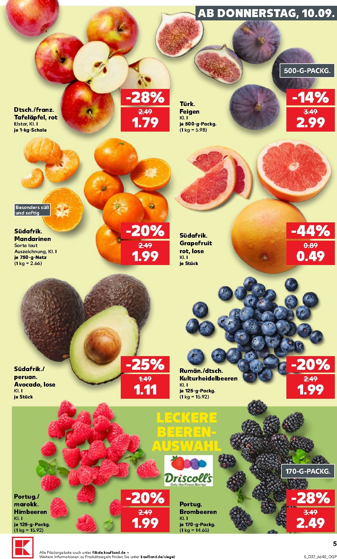 kaufland - Kaufland Prospekt nächste Woche – von Donnerstag 10.09.2026 bis Mittwoch 16.09.2026 - page: 5