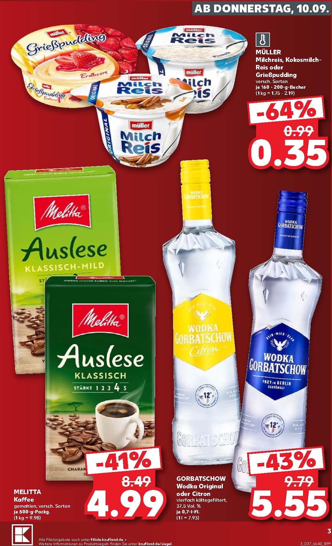 kaufland - Kaufland Prospekt nächste Woche – von Donnerstag 10.09.2026 bis Mittwoch 16.09.2026 - page: 3