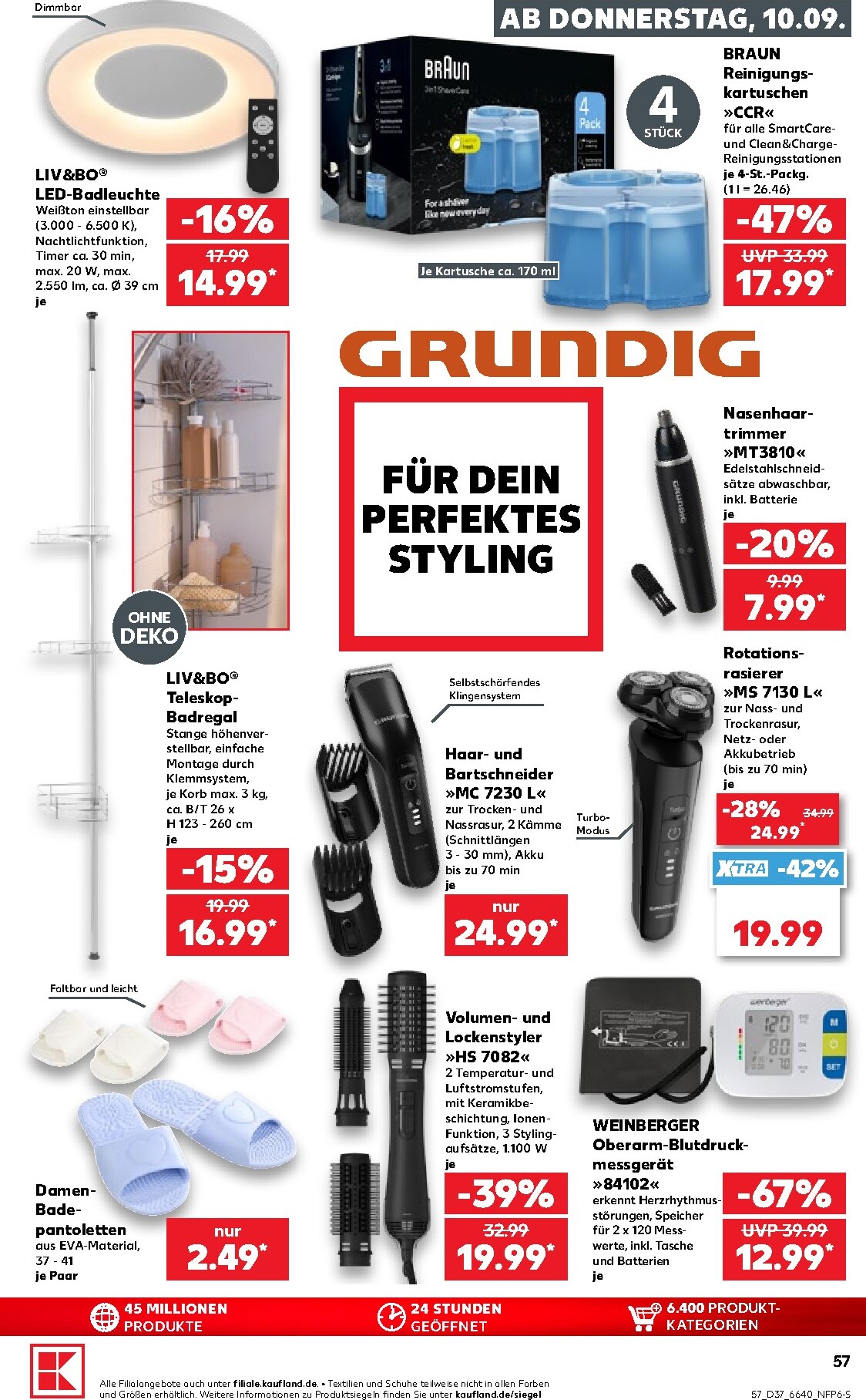 kaufland - Kaufland Prospekt nächste Woche – von Donnerstag 10.09.2026 bis Mittwoch 16.09.2026 - page: 57
