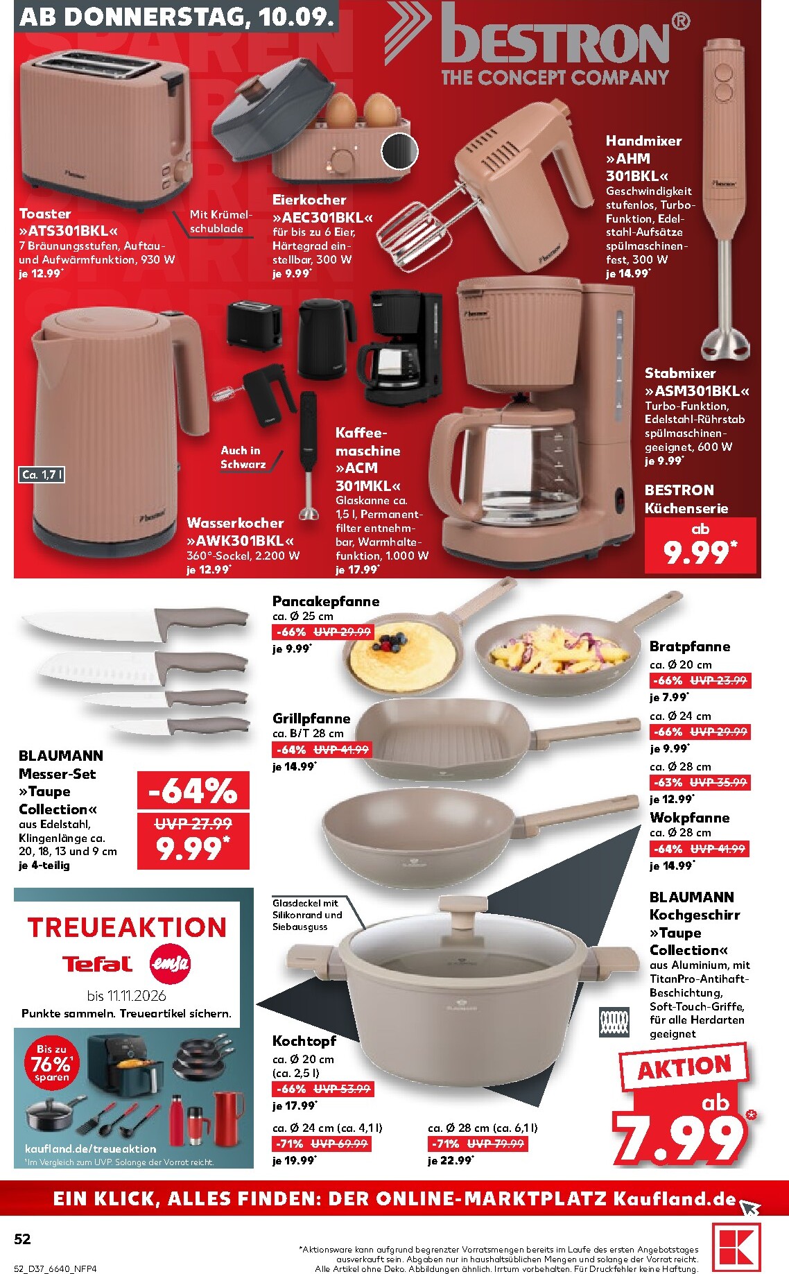 kaufland - Kaufland Prospekt nächste Woche – von Donnerstag 10.09.2026 bis Mittwoch 16.09.2026 - page: 52