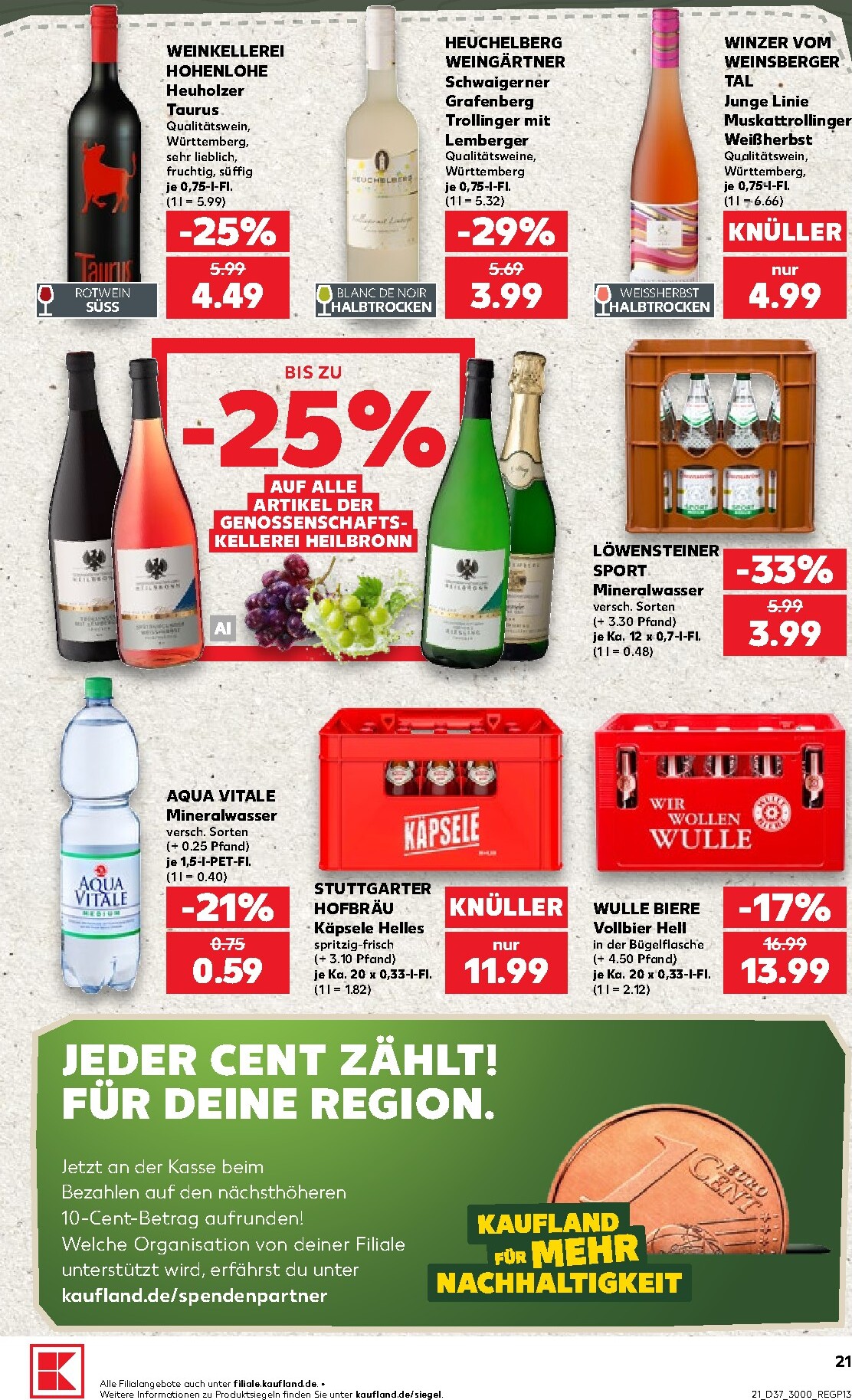 kaufland - Kaufland Prospekt nächste Woche – von Donnerstag 10.09.2026 bis Mittwoch 16.09.2026 - page: 21
