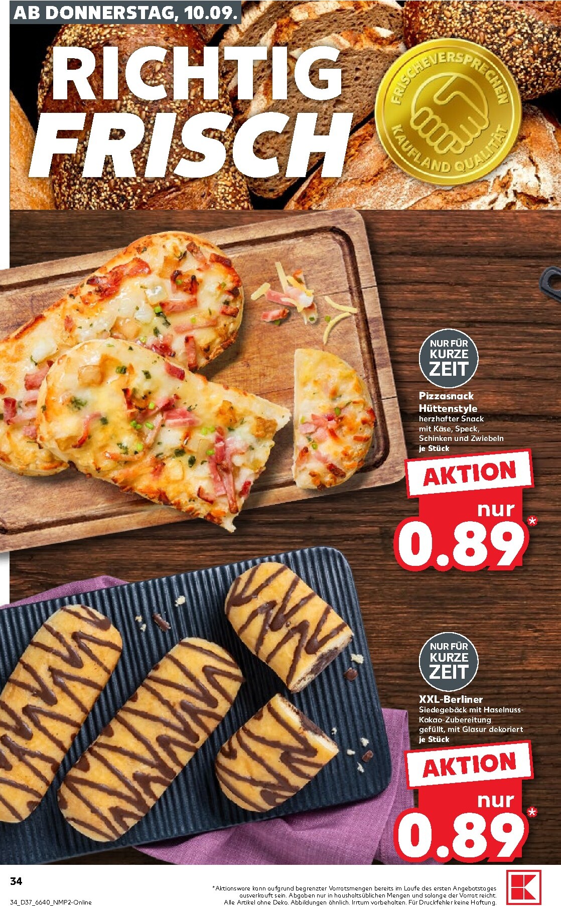 kaufland - Kaufland Prospekt nächste Woche – von Donnerstag 10.09.2026 bis Mittwoch 16.09.2026 - page: 34