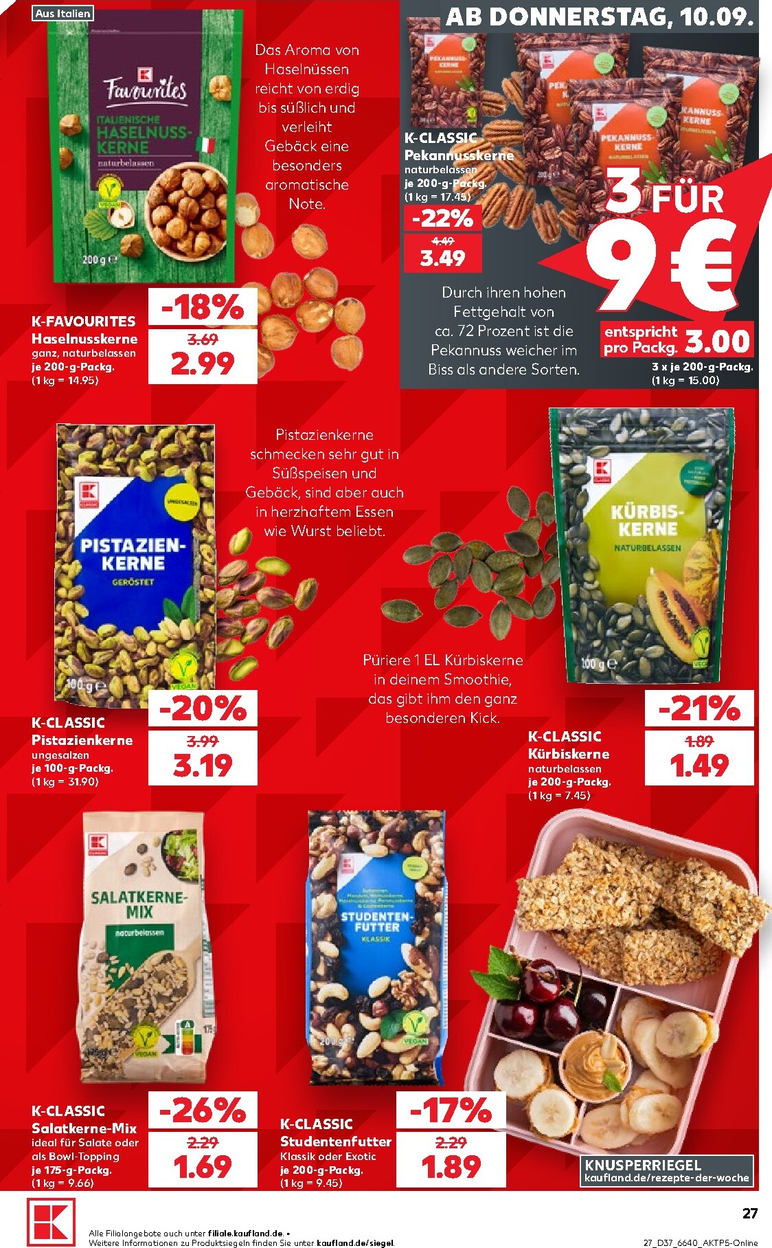 kaufland - Kaufland Prospekt nächste Woche – von Donnerstag 10.09.2026 bis Mittwoch 16.09.2026 - page: 27