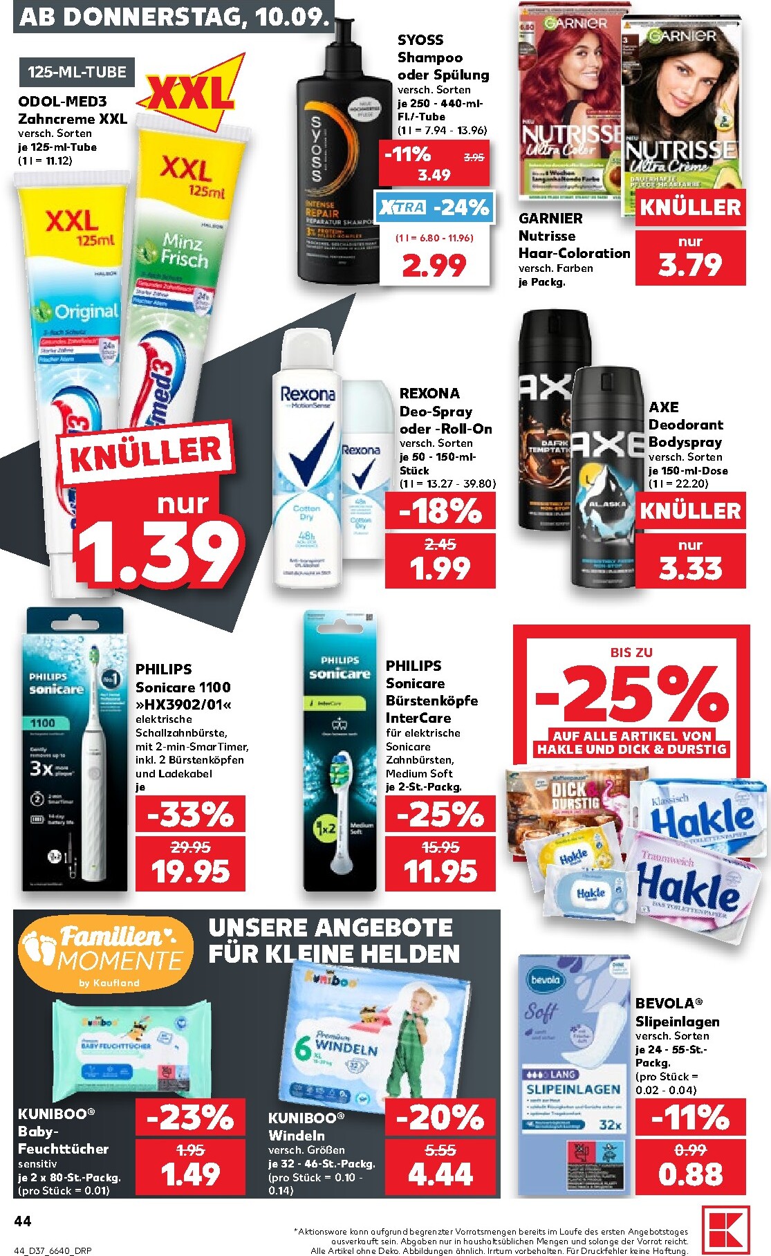 kaufland - Kaufland Prospekt nächste Woche – von Donnerstag 10.09.2026 bis Mittwoch 16.09.2026 - page: 44