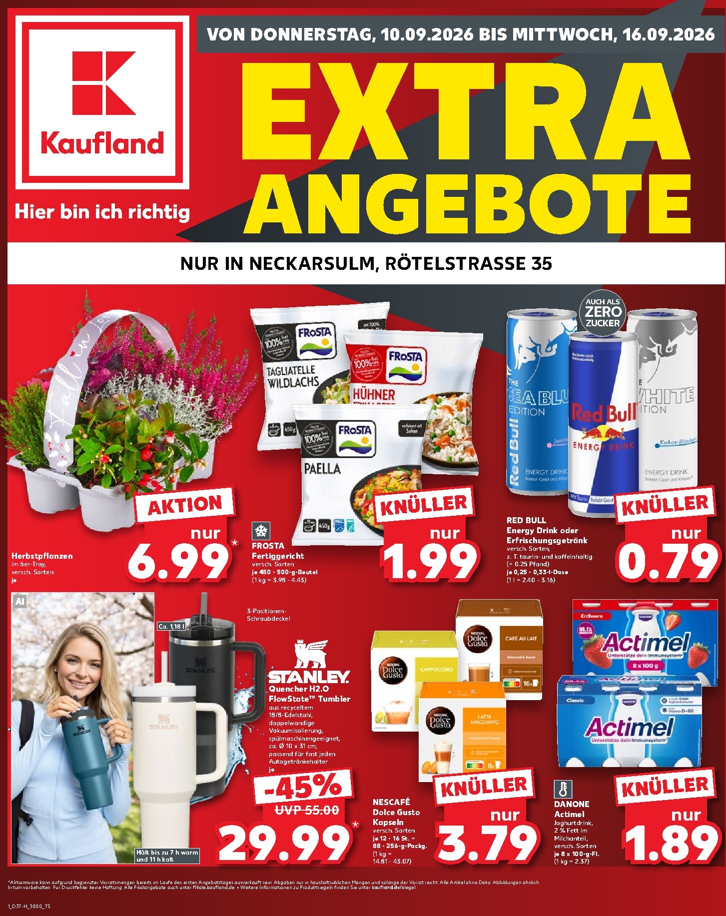 kaufland - Kaufland - Neckarsulm Prospekt nächste Woche – von Donnerstag 10.09.2026 bis Mittwoch 16.09.2026 - page: 1
