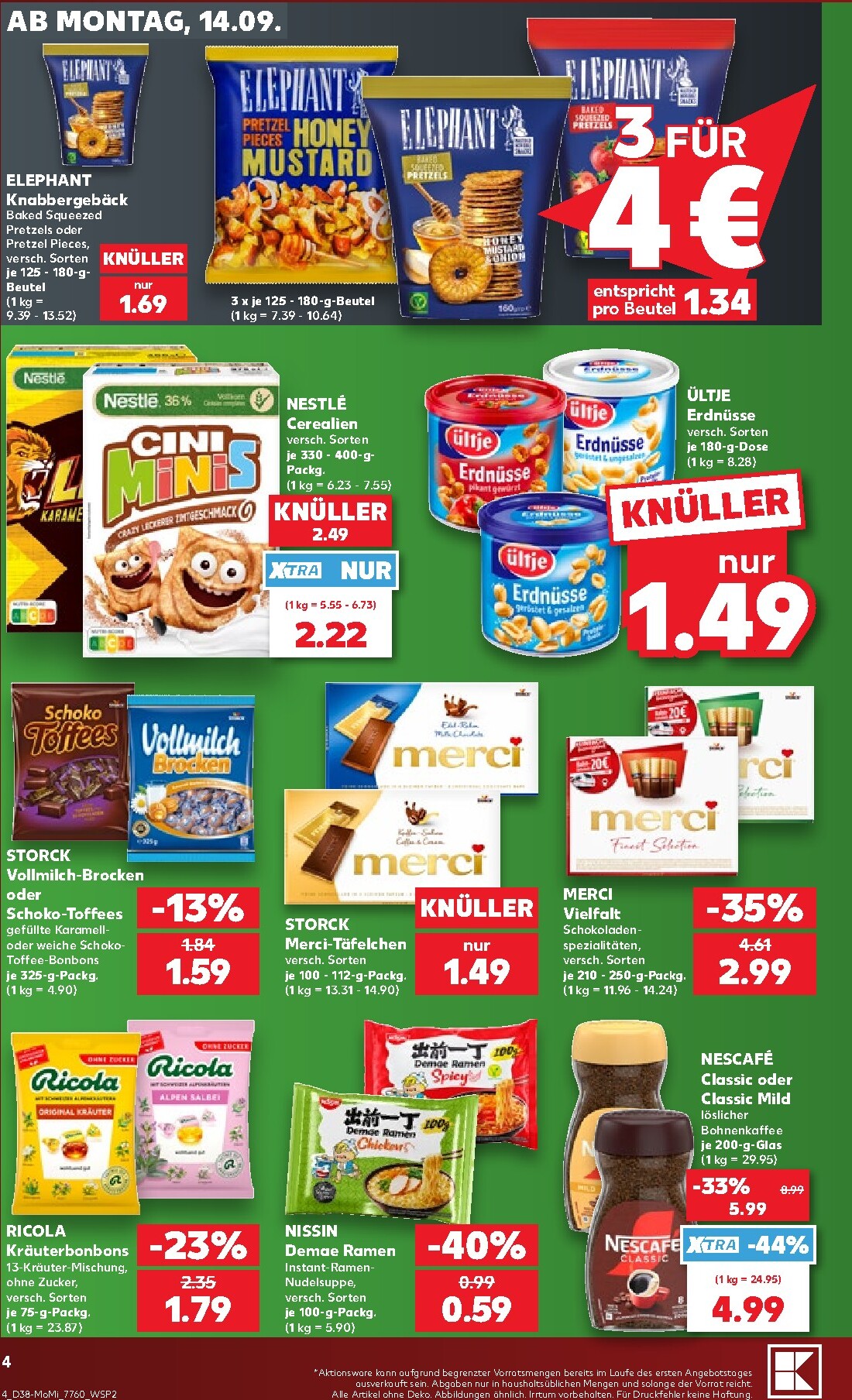 kaufland - Kaufland Prospekt nächste Woche – von Montag 14.09.2026 bis Mittwoch 16.09.2026 - page: 4