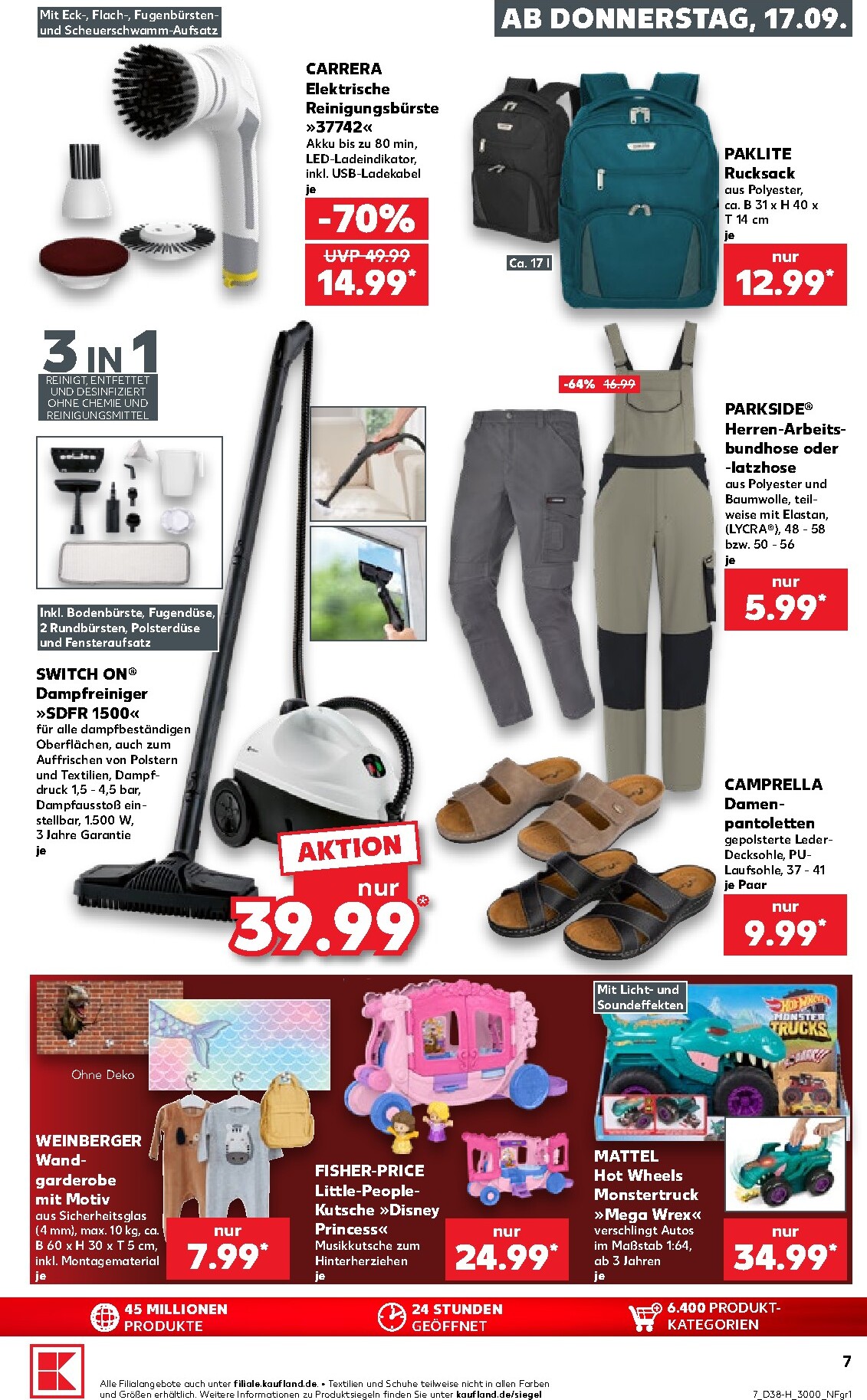 kaufland - Kaufland - Extra angebote Prospekt nächste Woche – von Donnerstag 17.09.2026 bis Mittwoch 23.09.2026 - page: 7