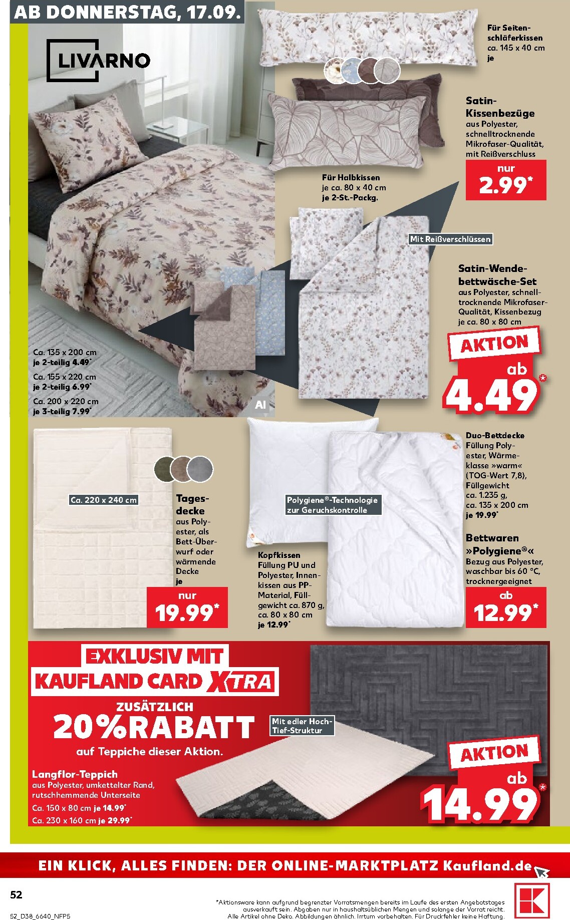 kaufland - Kaufland Prospekt nächste Woche – von Donnerstag 17.09.2026 bis Mittwoch 23.09.2026 - page: 52