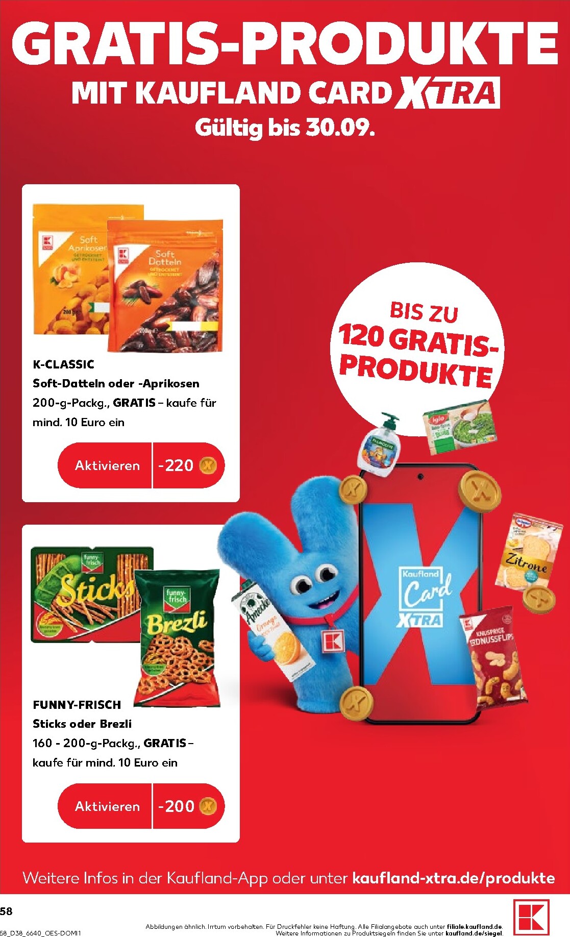 kaufland - Kaufland Prospekt nächste Woche – von Donnerstag 17.09.2026 bis Mittwoch 23.09.2026 - page: 58