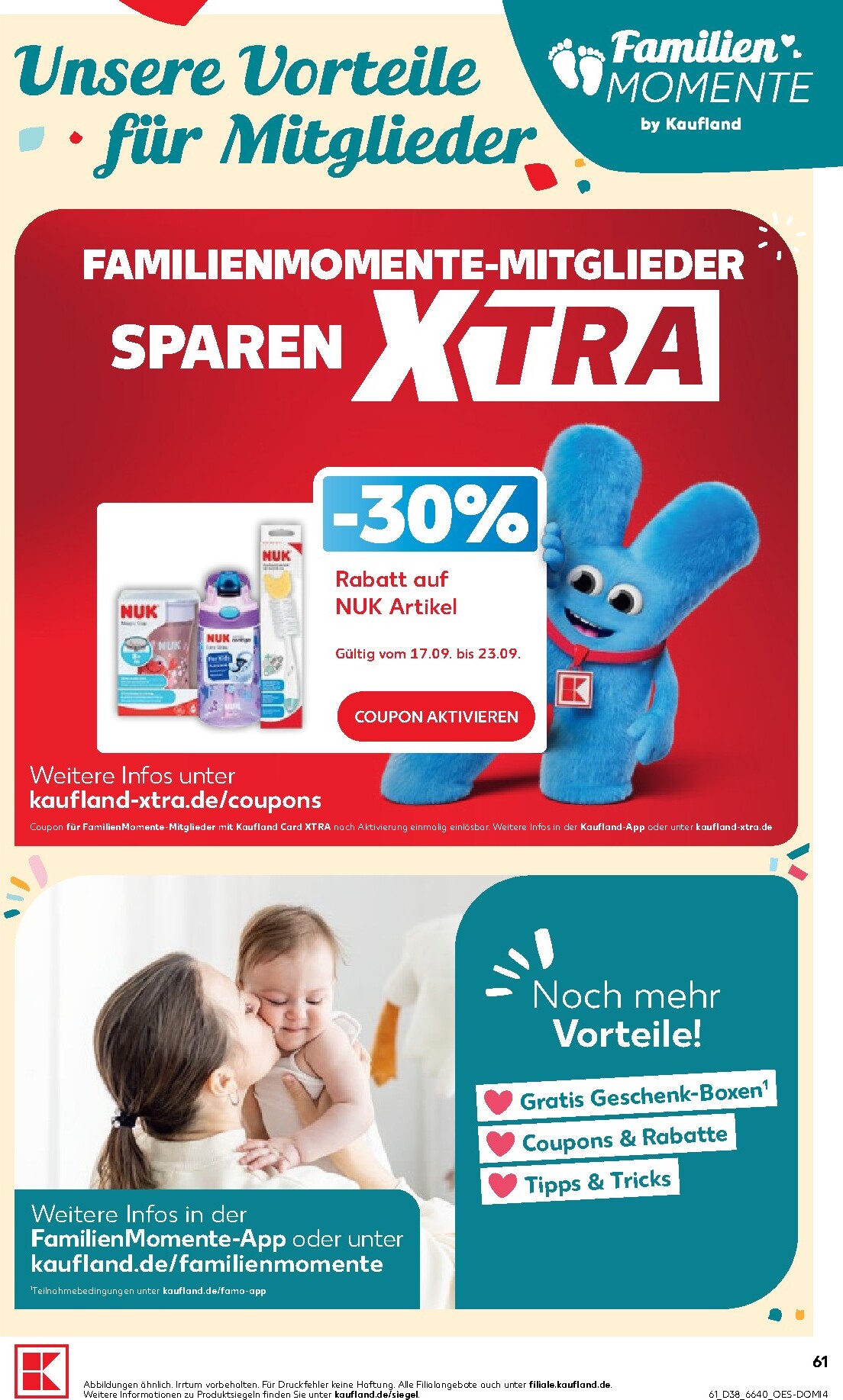 kaufland - Kaufland Prospekt nächste Woche – von Donnerstag 17.09.2026 bis Mittwoch 23.09.2026 - page: 61