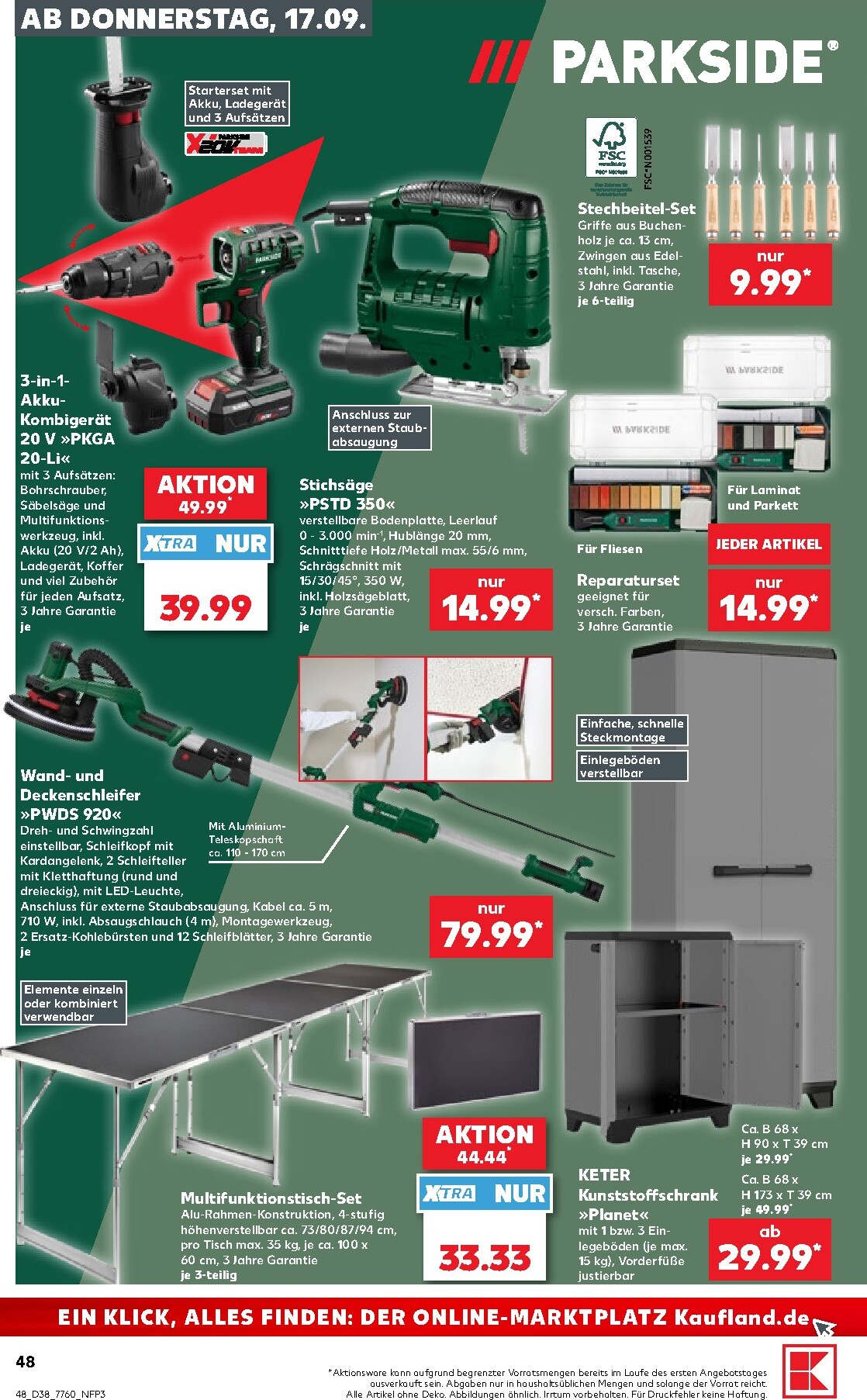 kaufland - Kaufland Prospekt nächste Woche – von Donnerstag 17.09.2026 bis Mittwoch 23.09.2026 - page: 48